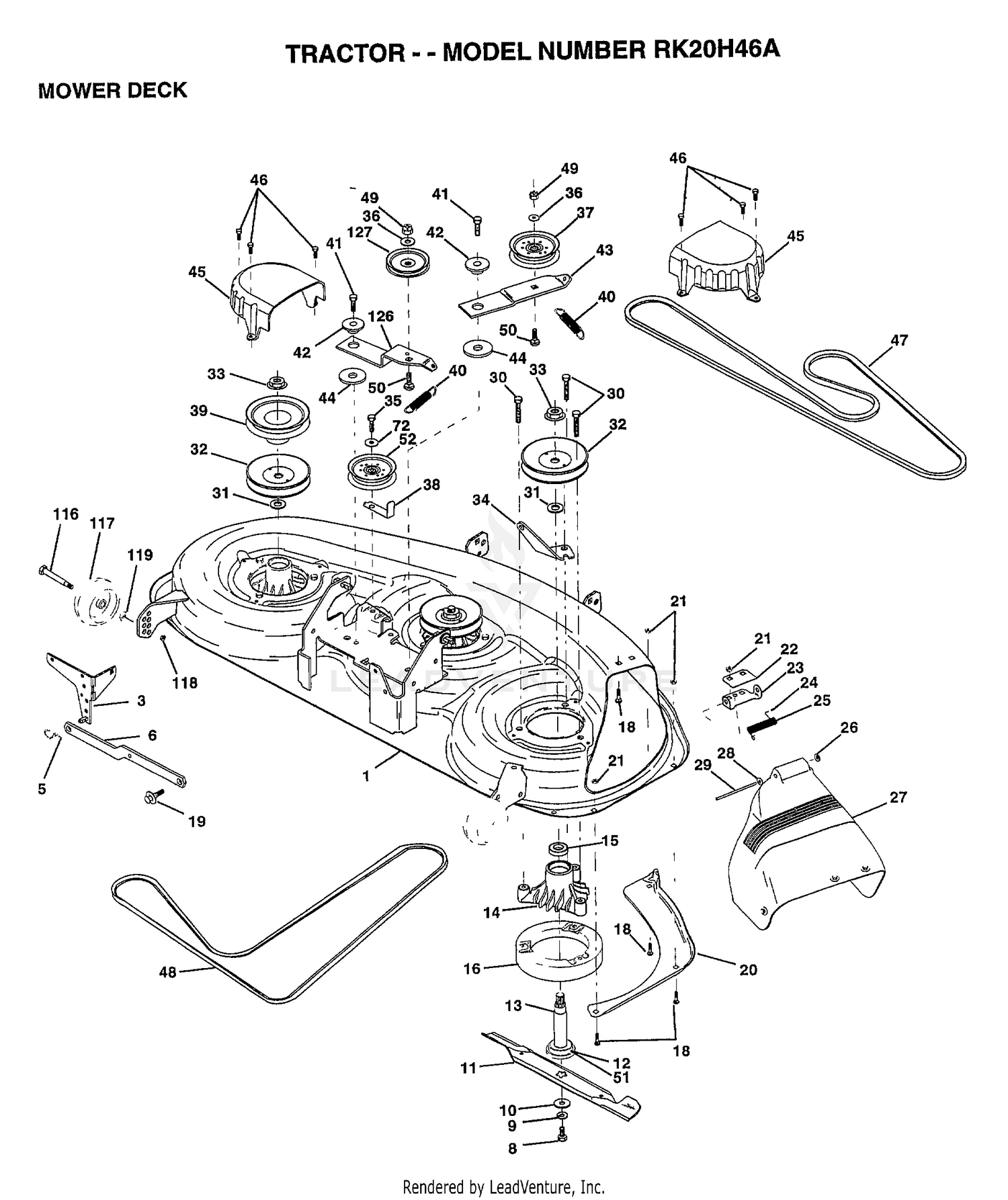 MOWER DECK