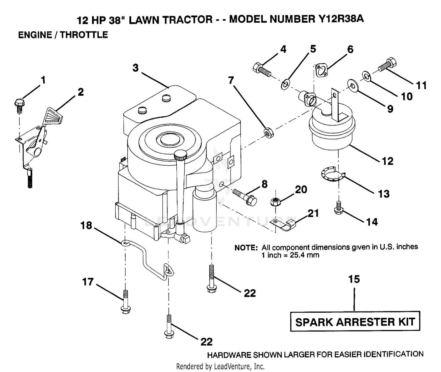ENGINE AND THROTTLE