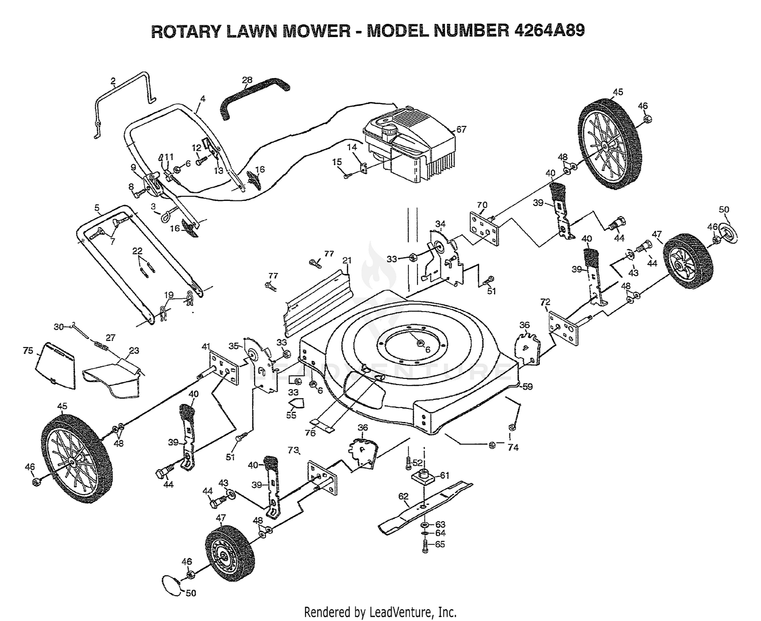 ROTARY LAWN MOWER