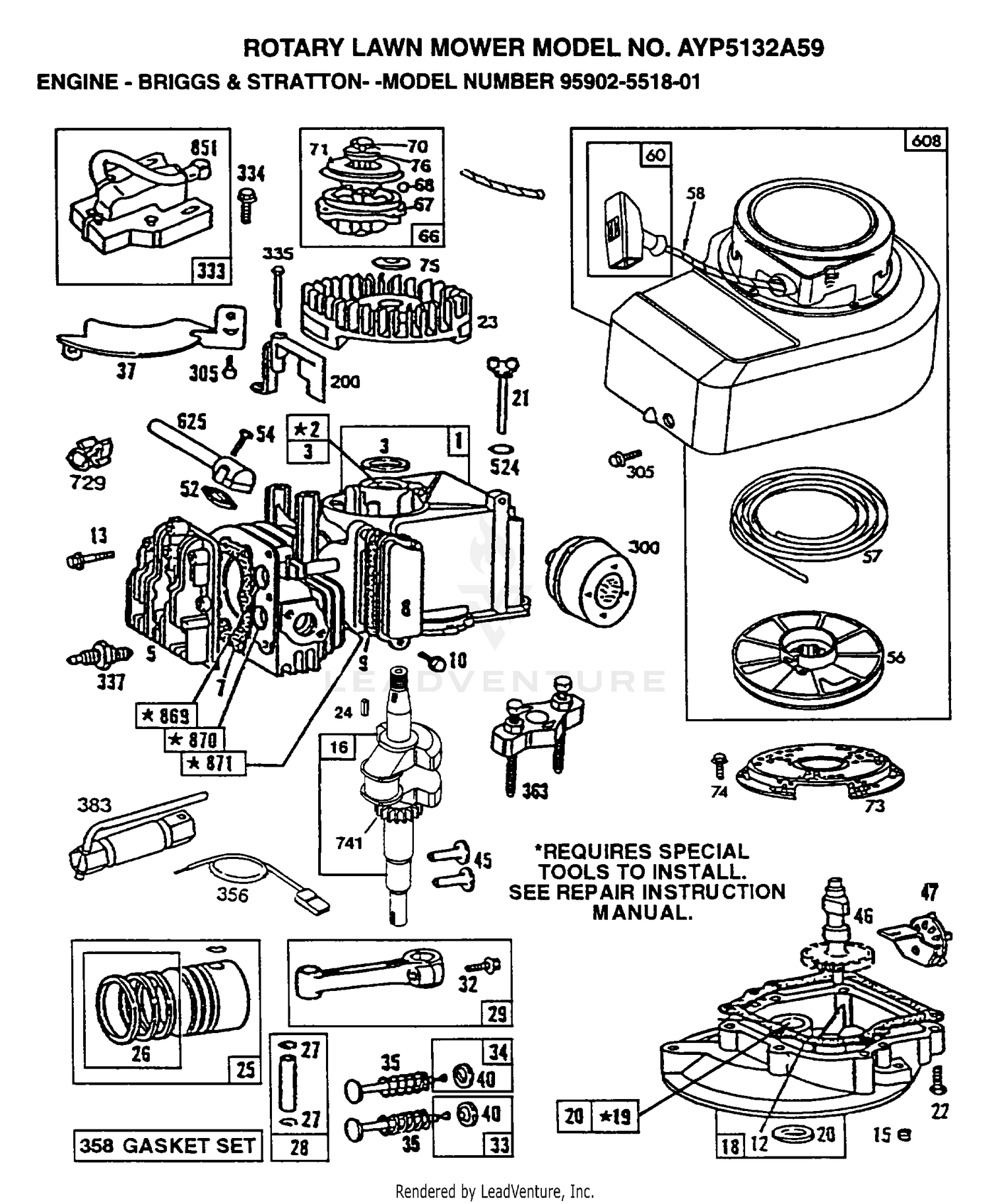 ENGINE/BRIGGS AND STRATTON