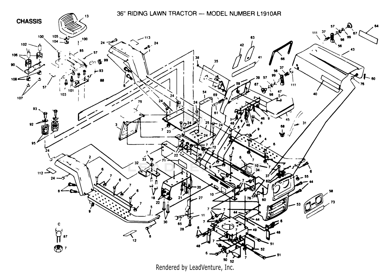 CHASSIS, ENCLOSURES, SEAT