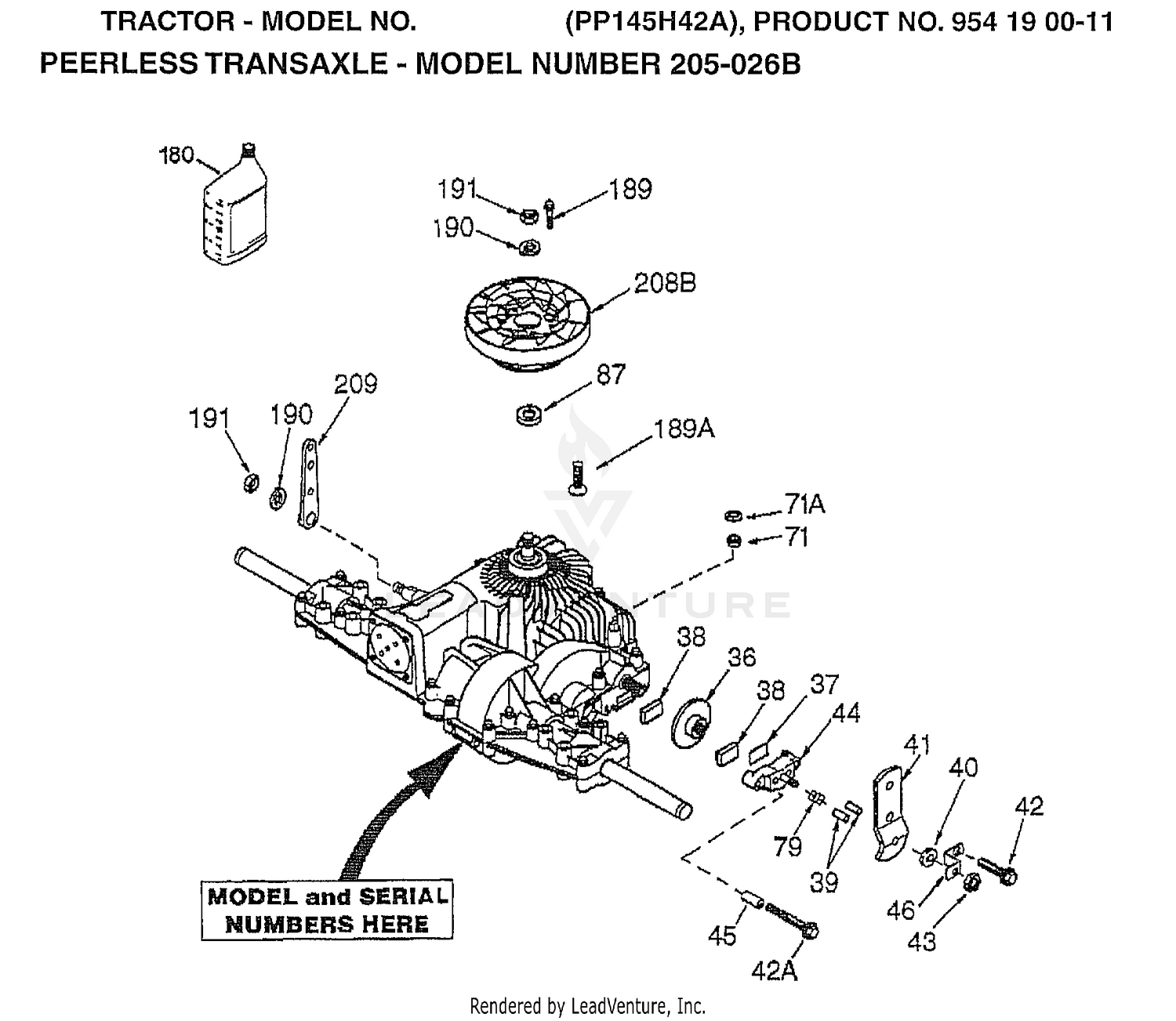 PEERLESS TRANSAXLE