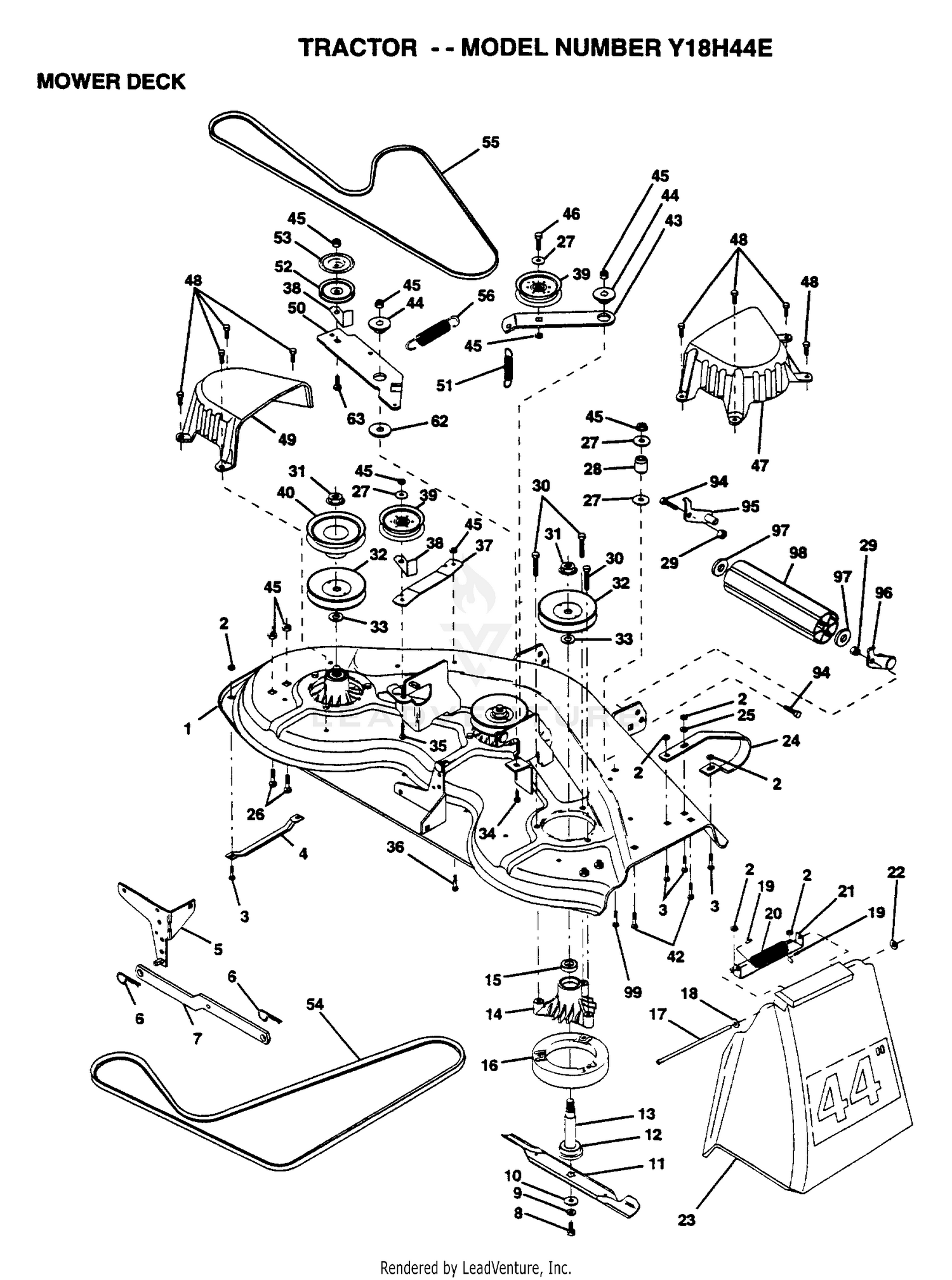 MOWER DECK
