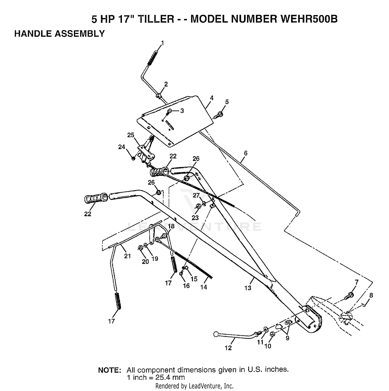 HANDLE/5 HP 17"