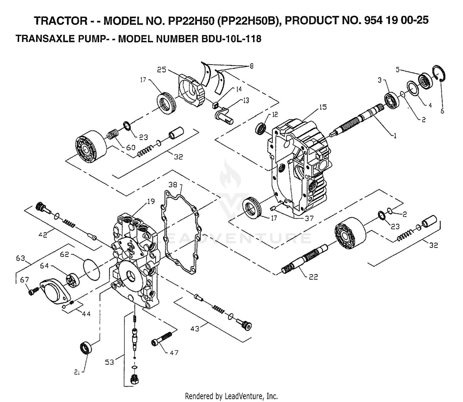 TRANSAXLE PUMP