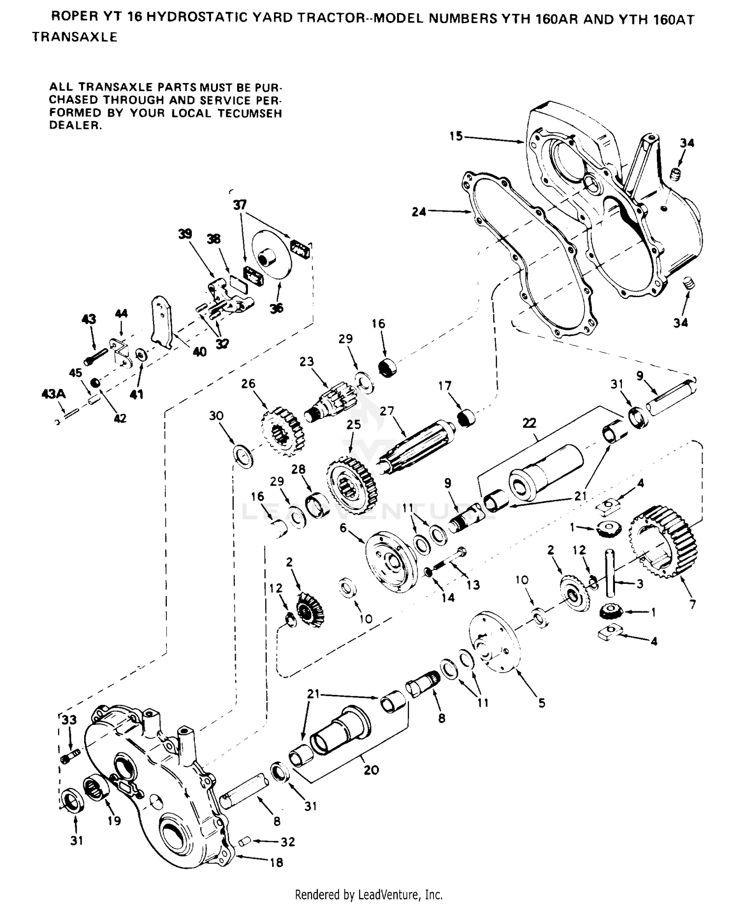 TRANSAXLE P/N BREAKOUT