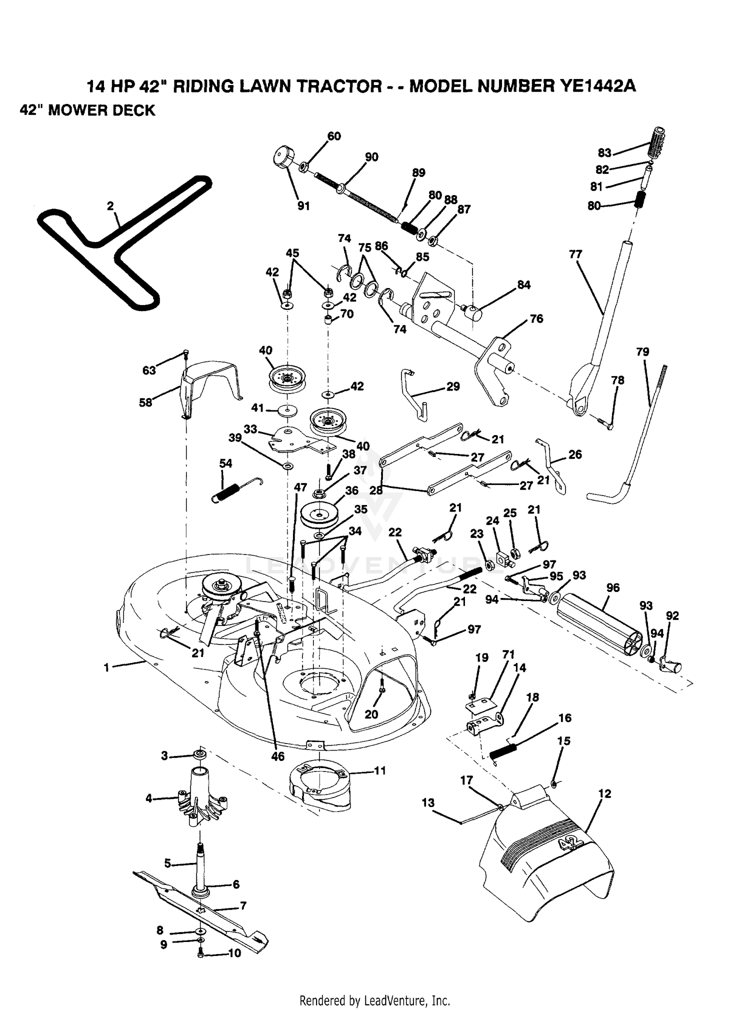 MOWER DECK