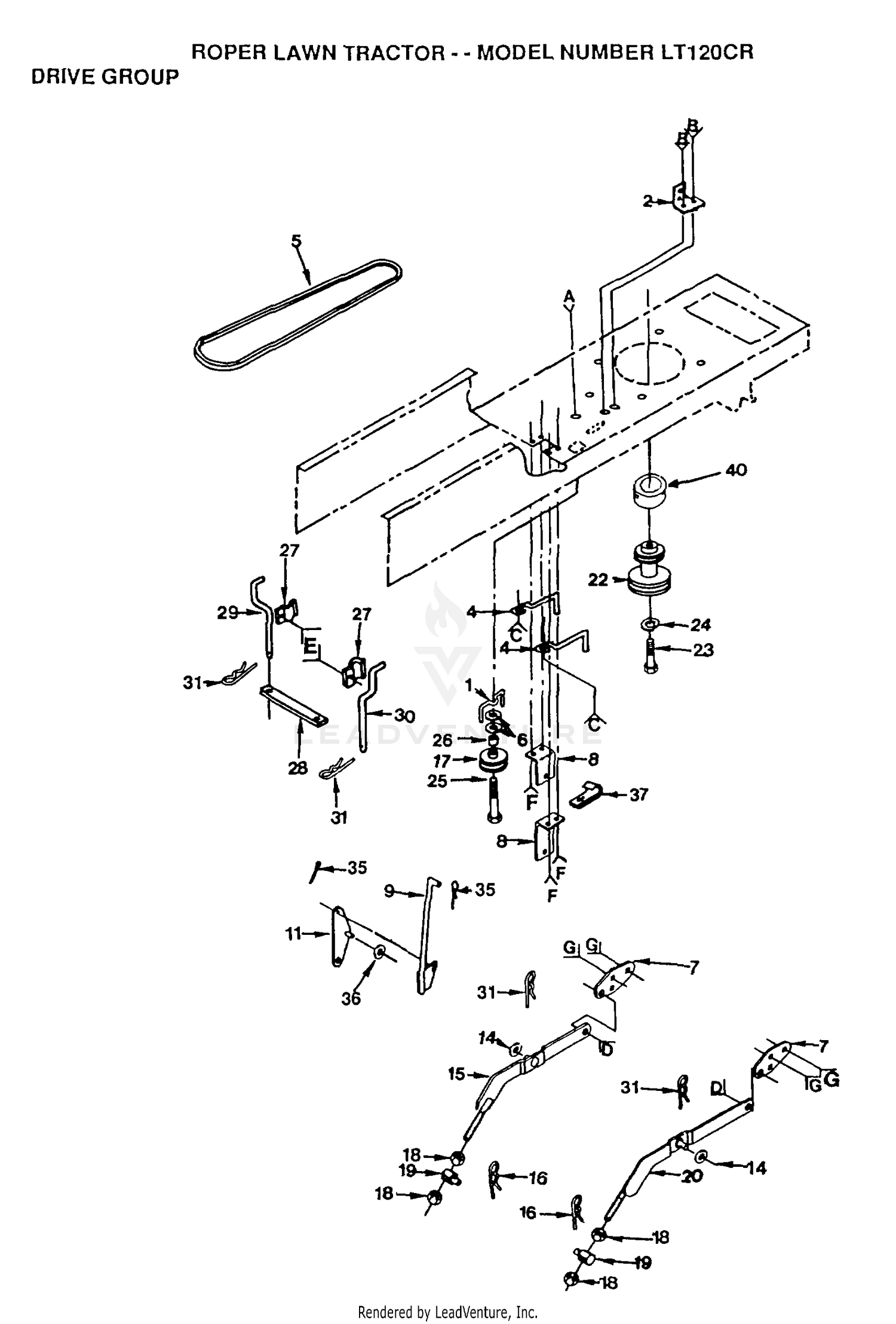 MAIN DRIVE FRAME