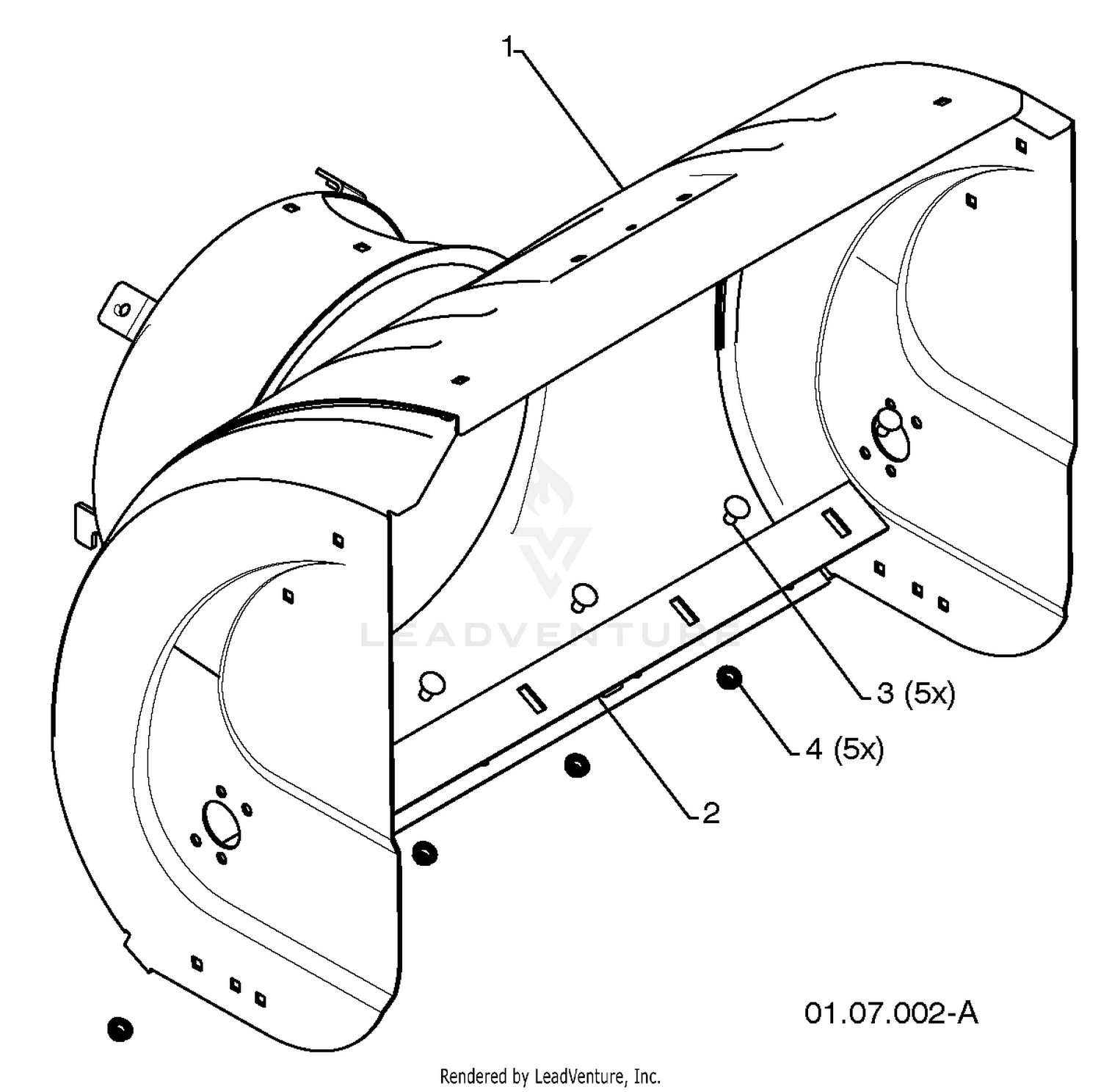 Auger Housing / Impeller Assembly