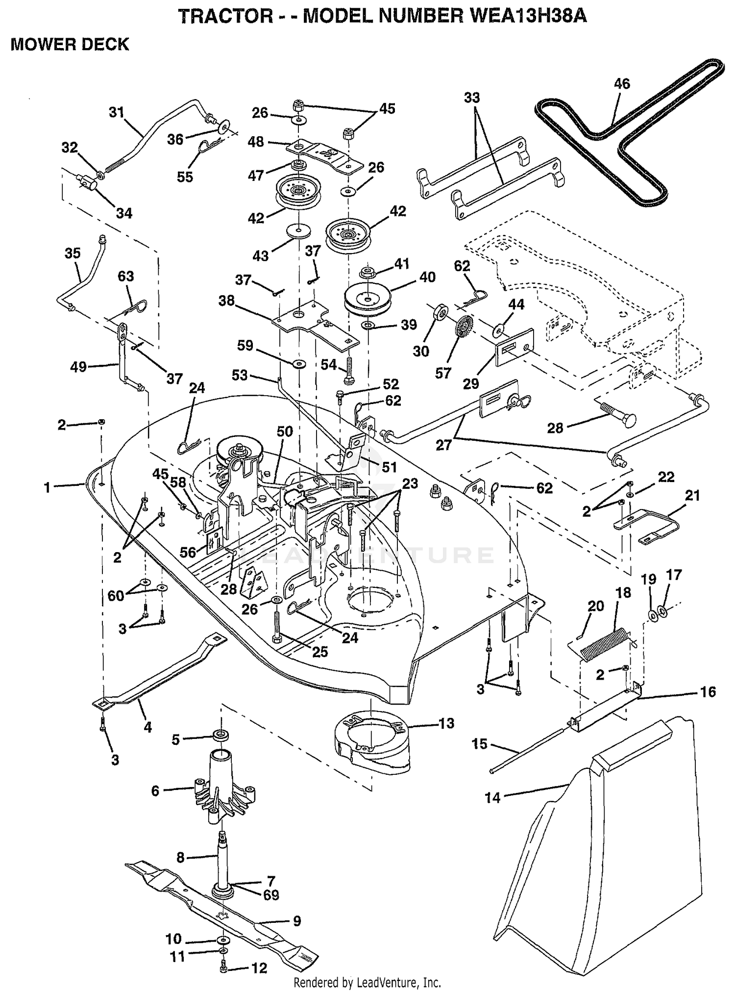 MOWER DECK