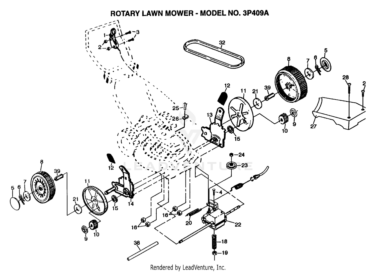 ROTARY LAWN MOWER