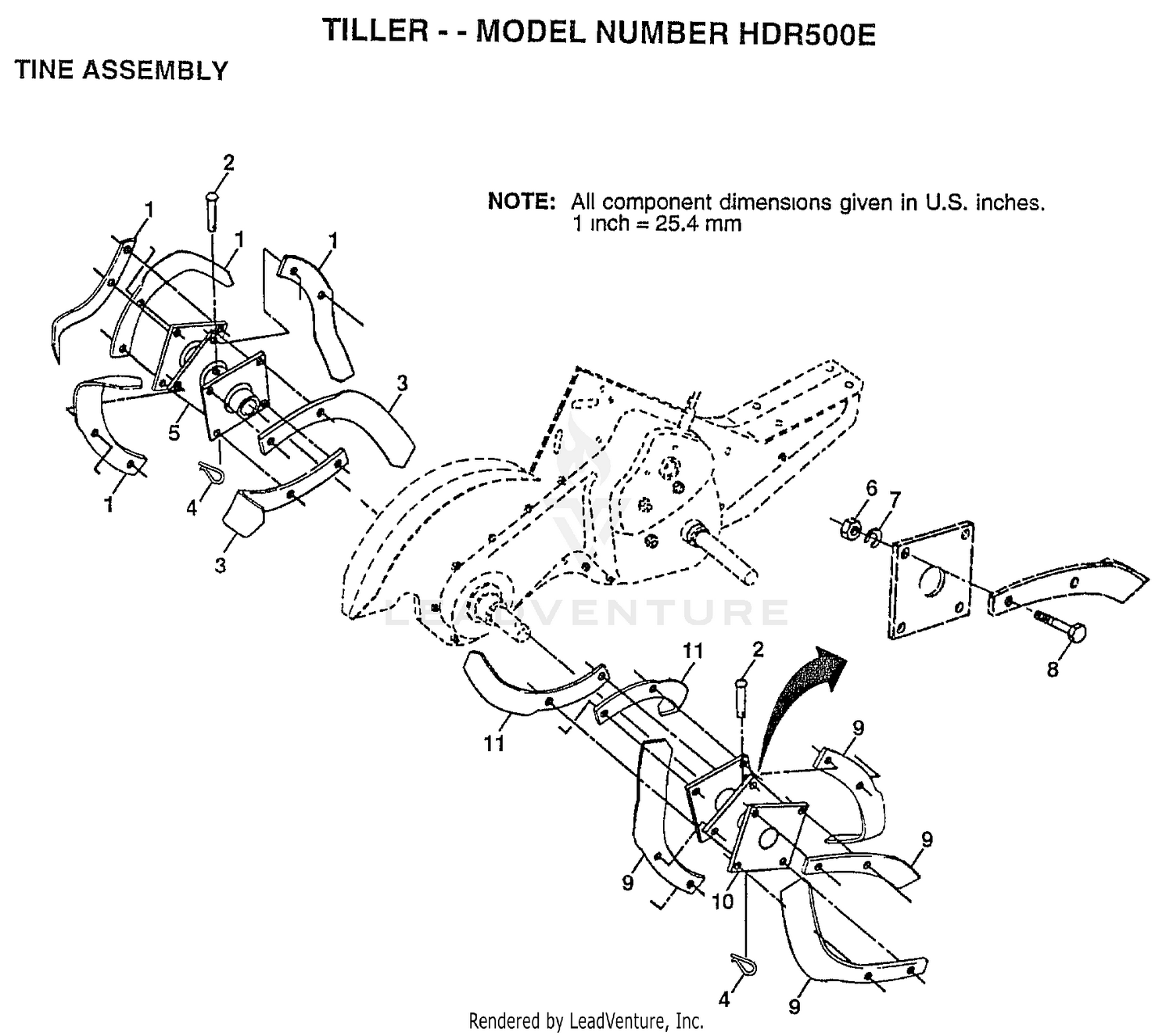 TINE ASSEMBLY