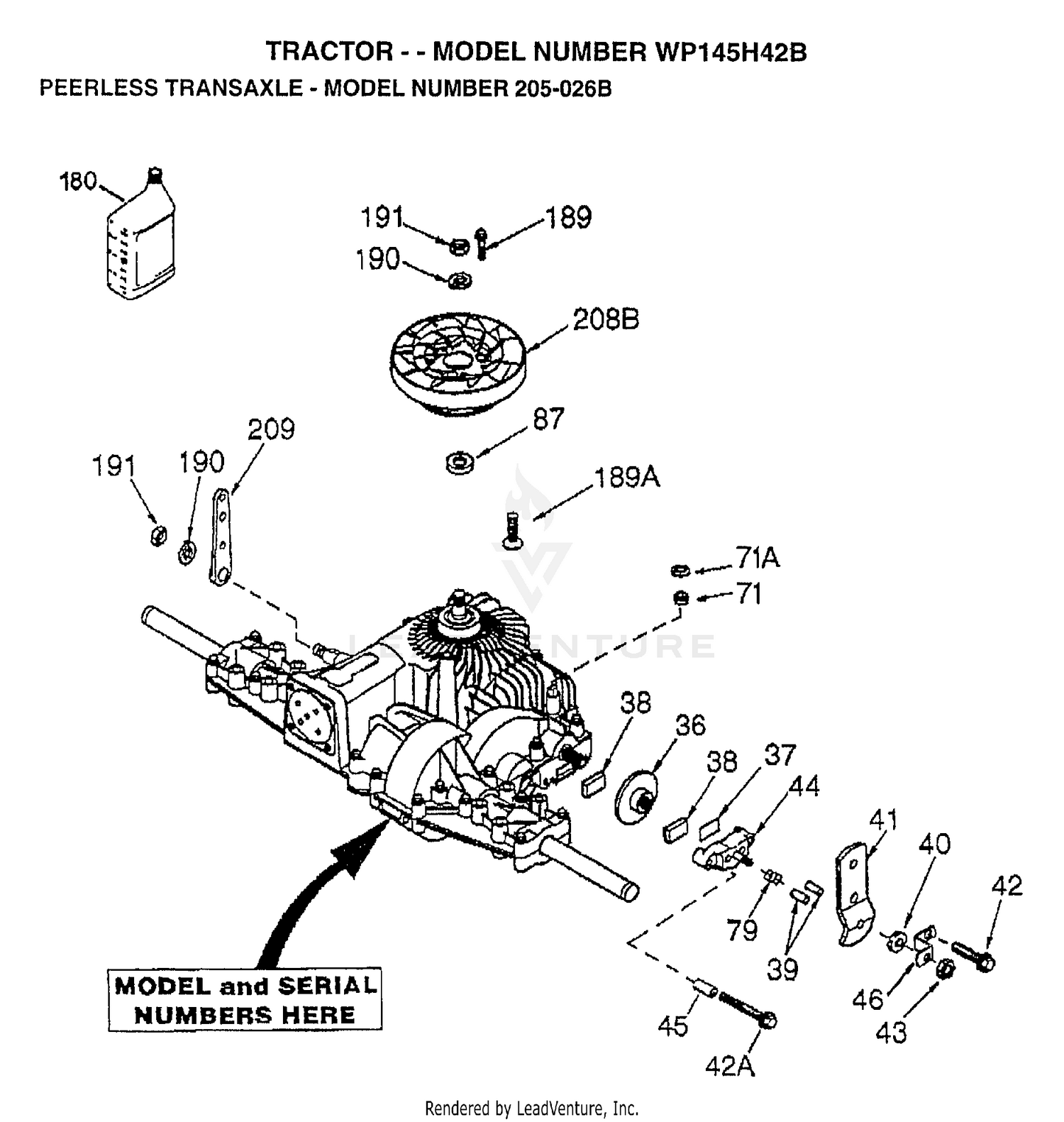 PEERLESS TRANSAXLE