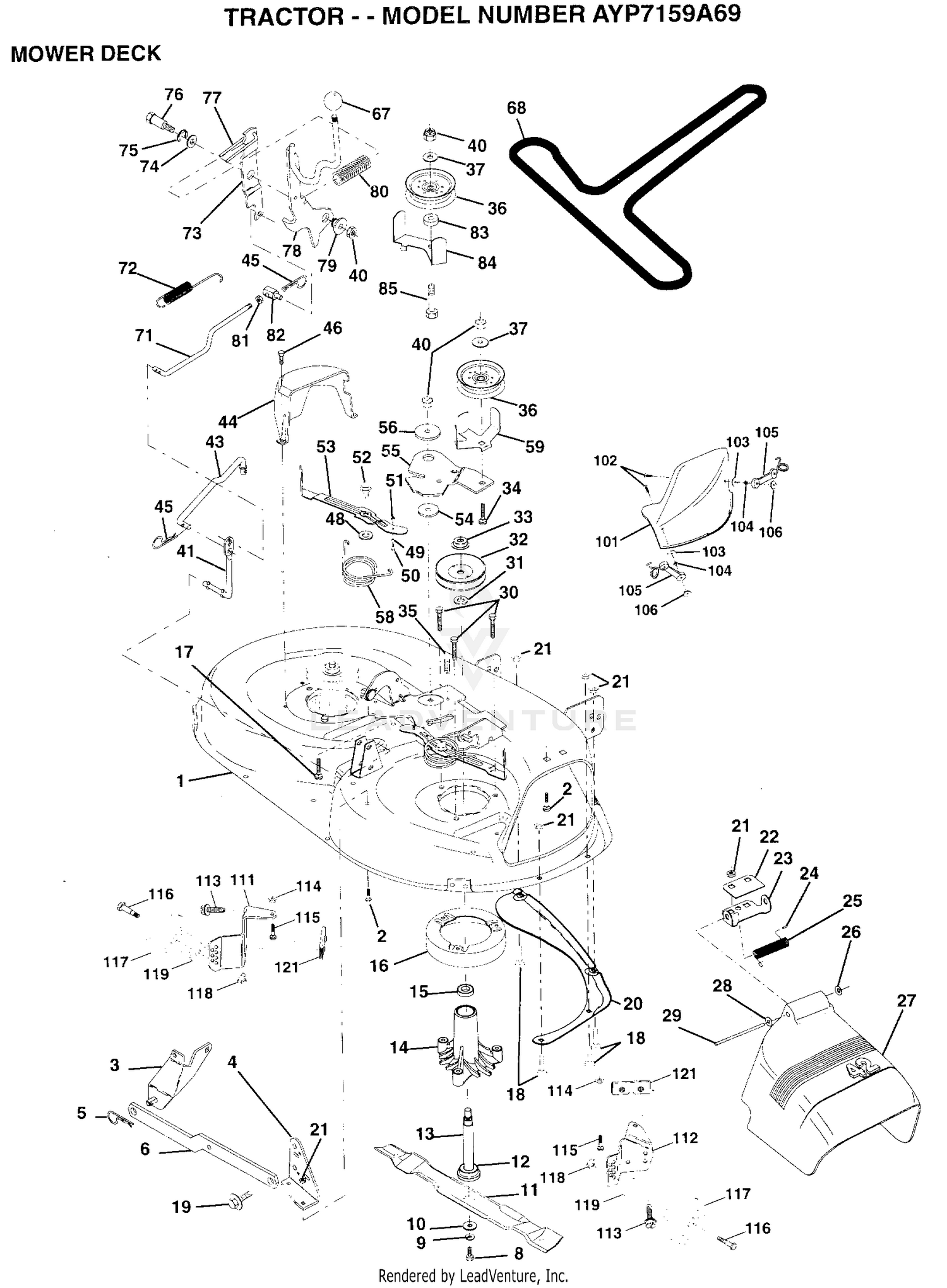 MOWER DECK