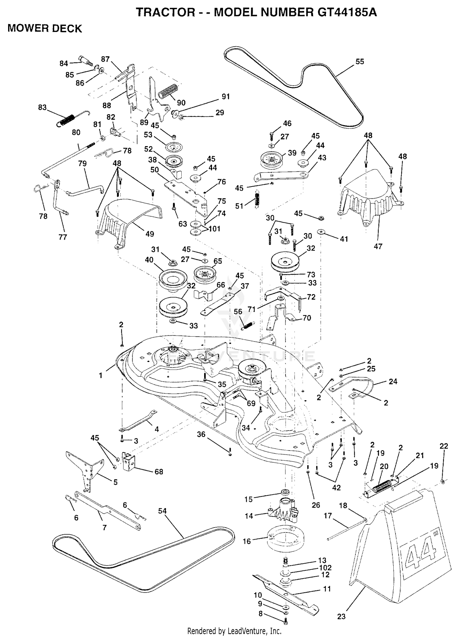 MOWER DECK