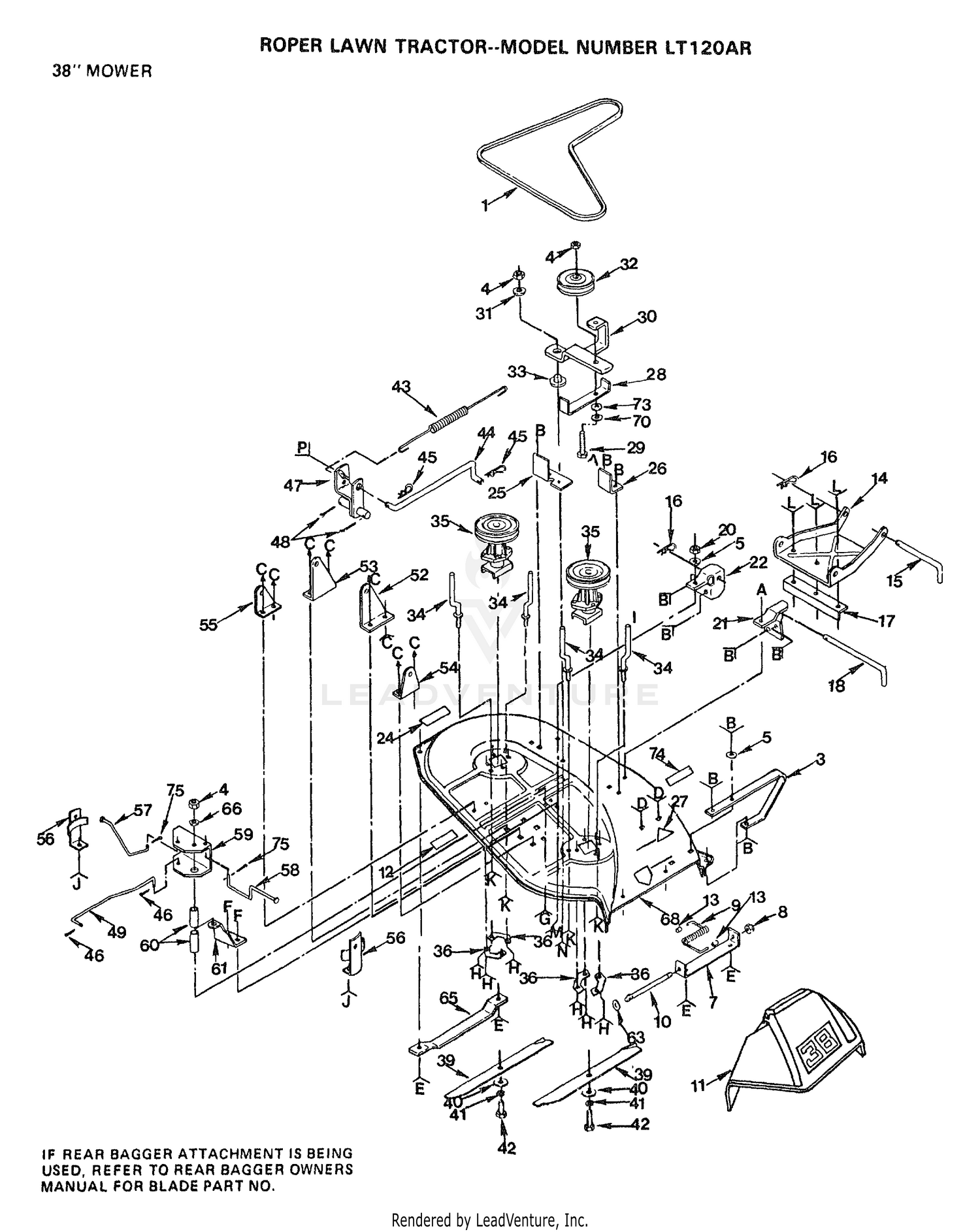 38" MOWER
