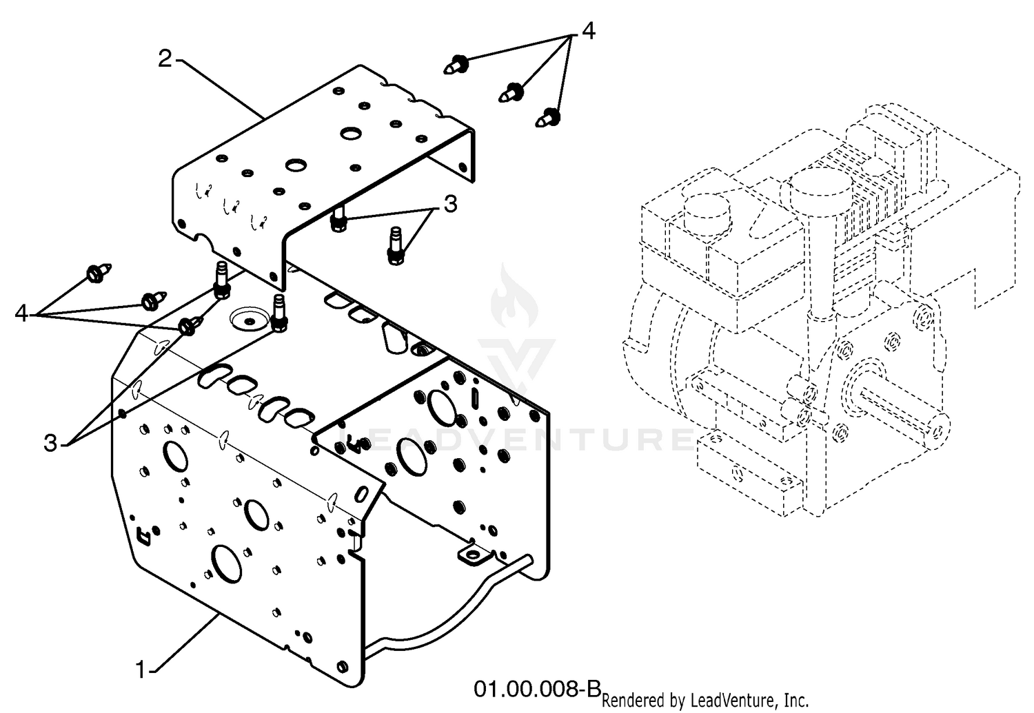 Chassis / Engine / Pulleys
