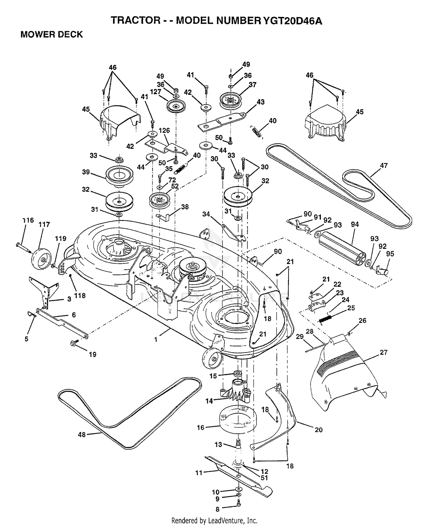 MOWER DECK