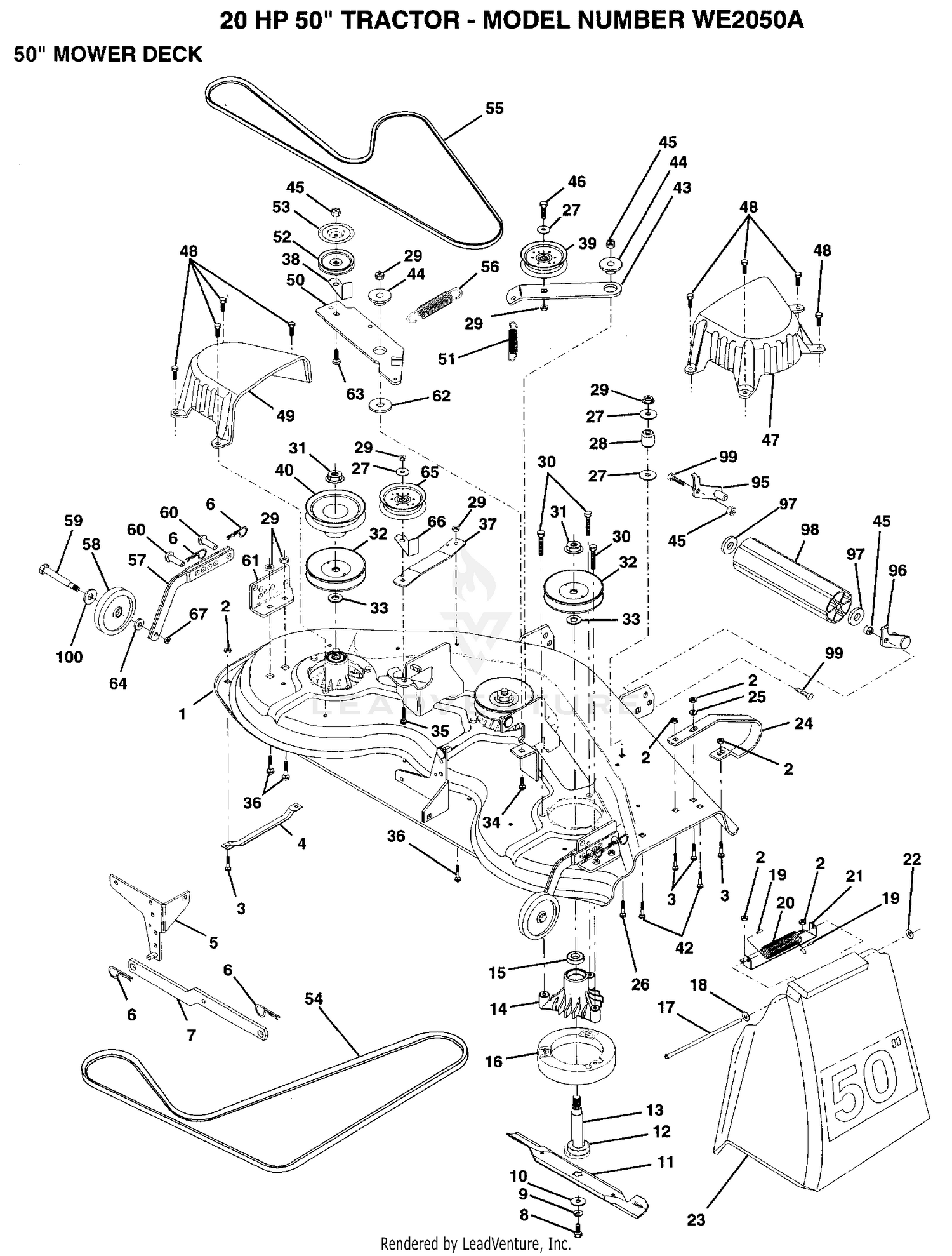 MOWER DECK