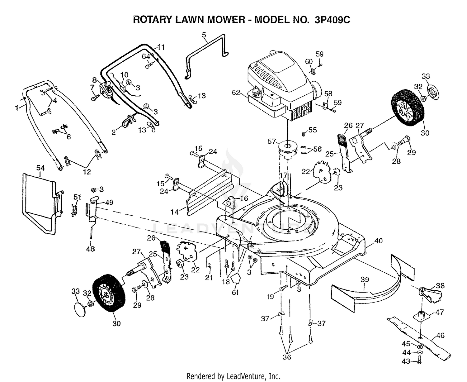 ROTARY LAWN MOWER