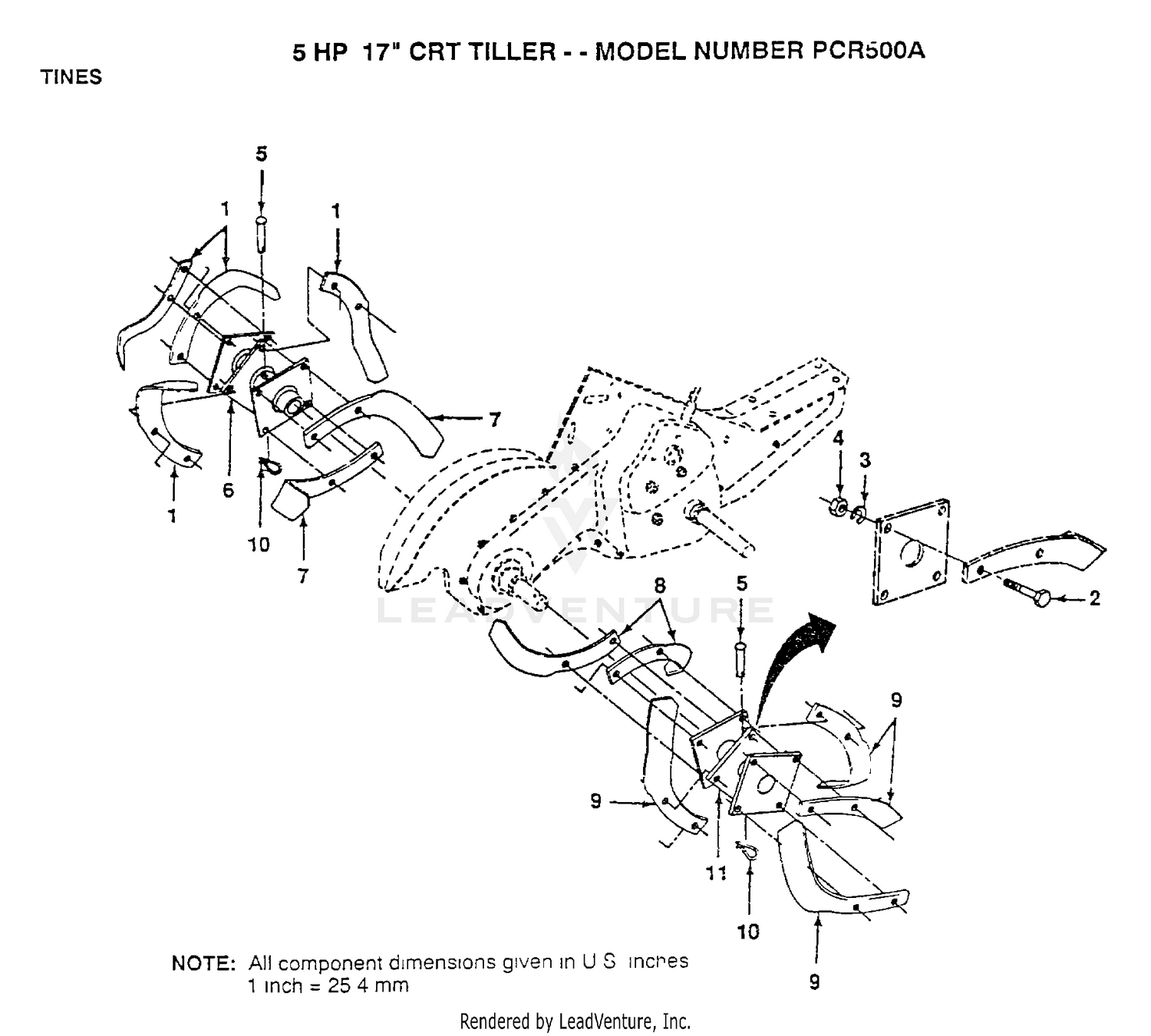 TINE ASSEMBLY