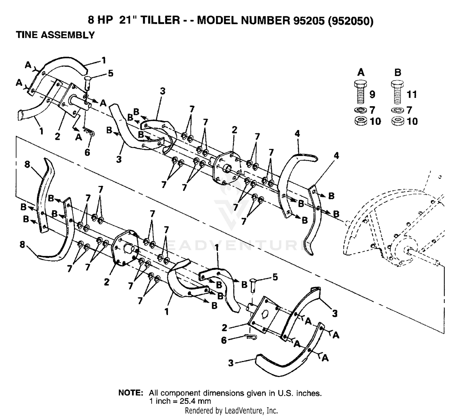 TINE ASSEMBLY