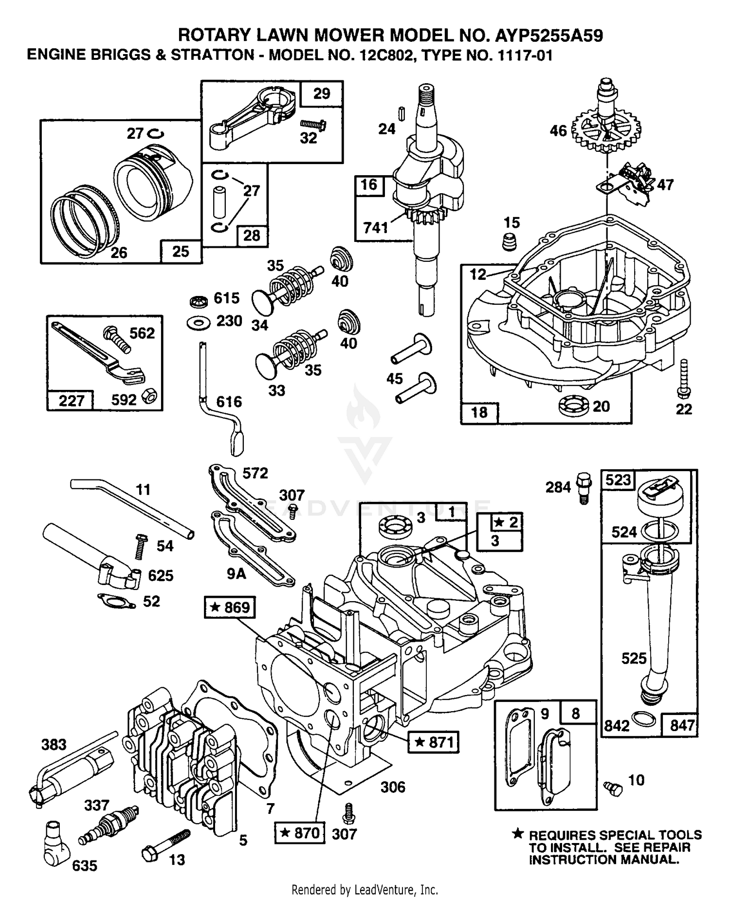 ENGINE/BRIGGS AND STRATTON