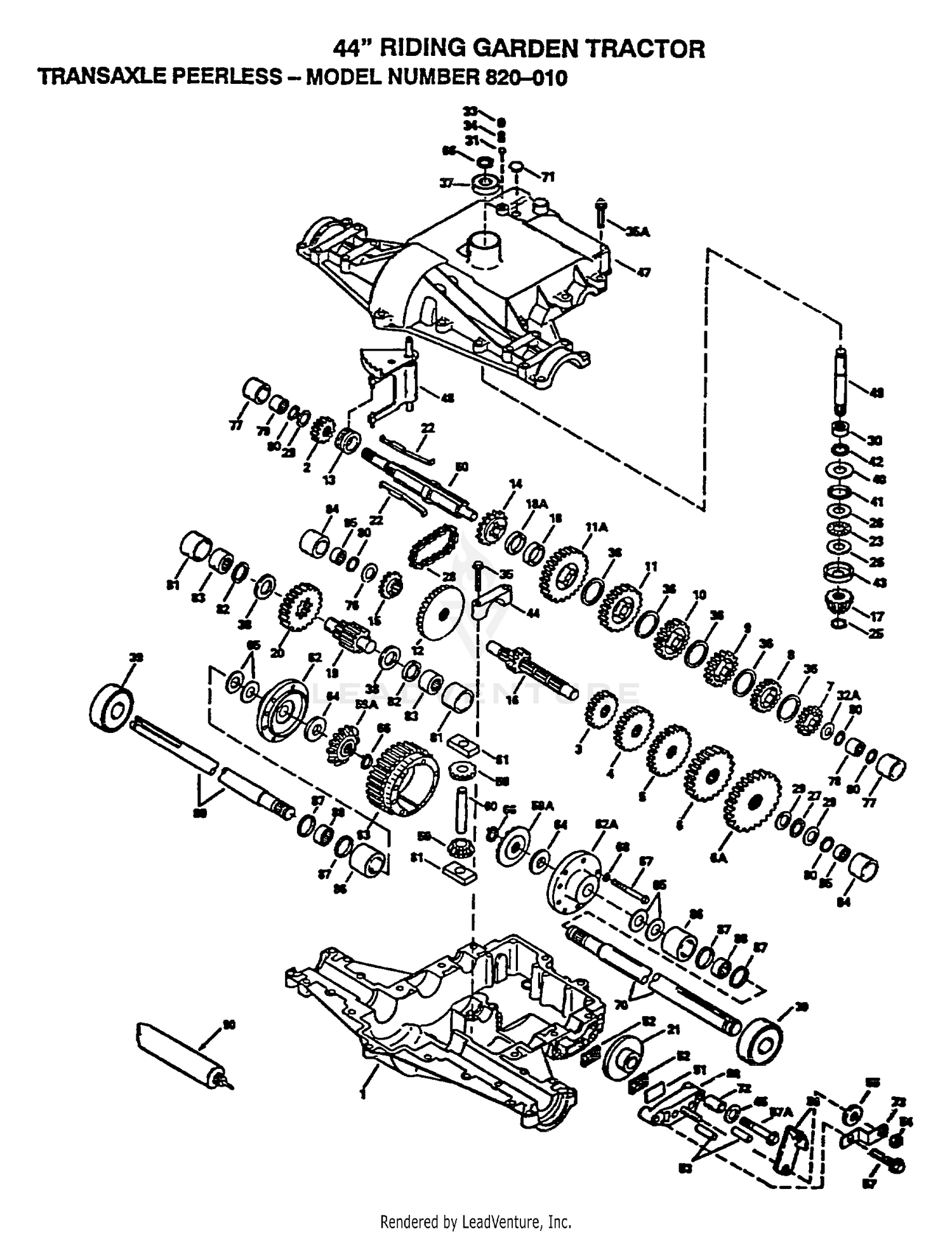 TRANSAXLE PEERLESS (HARDWARE)