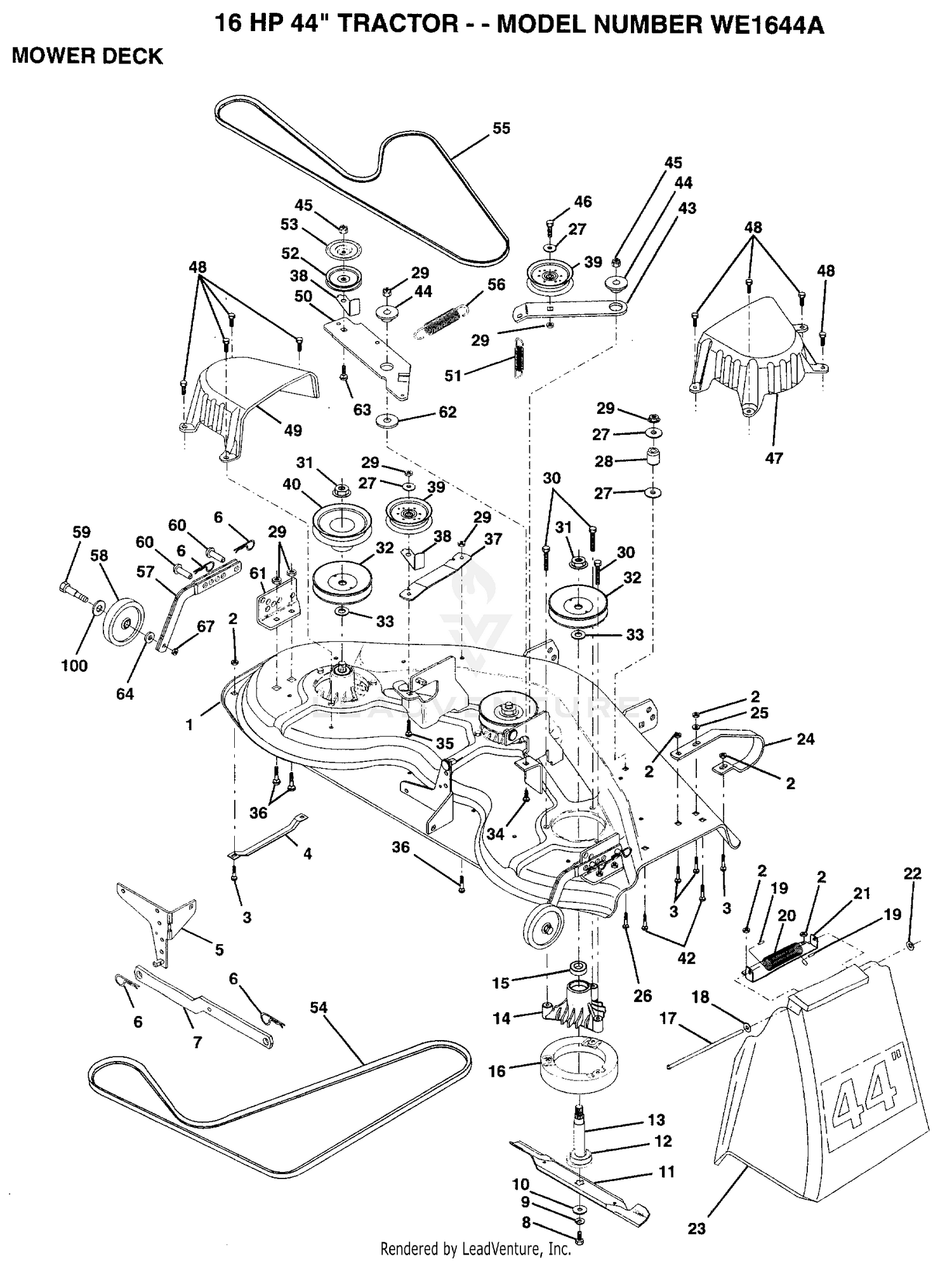 MOWER DECK