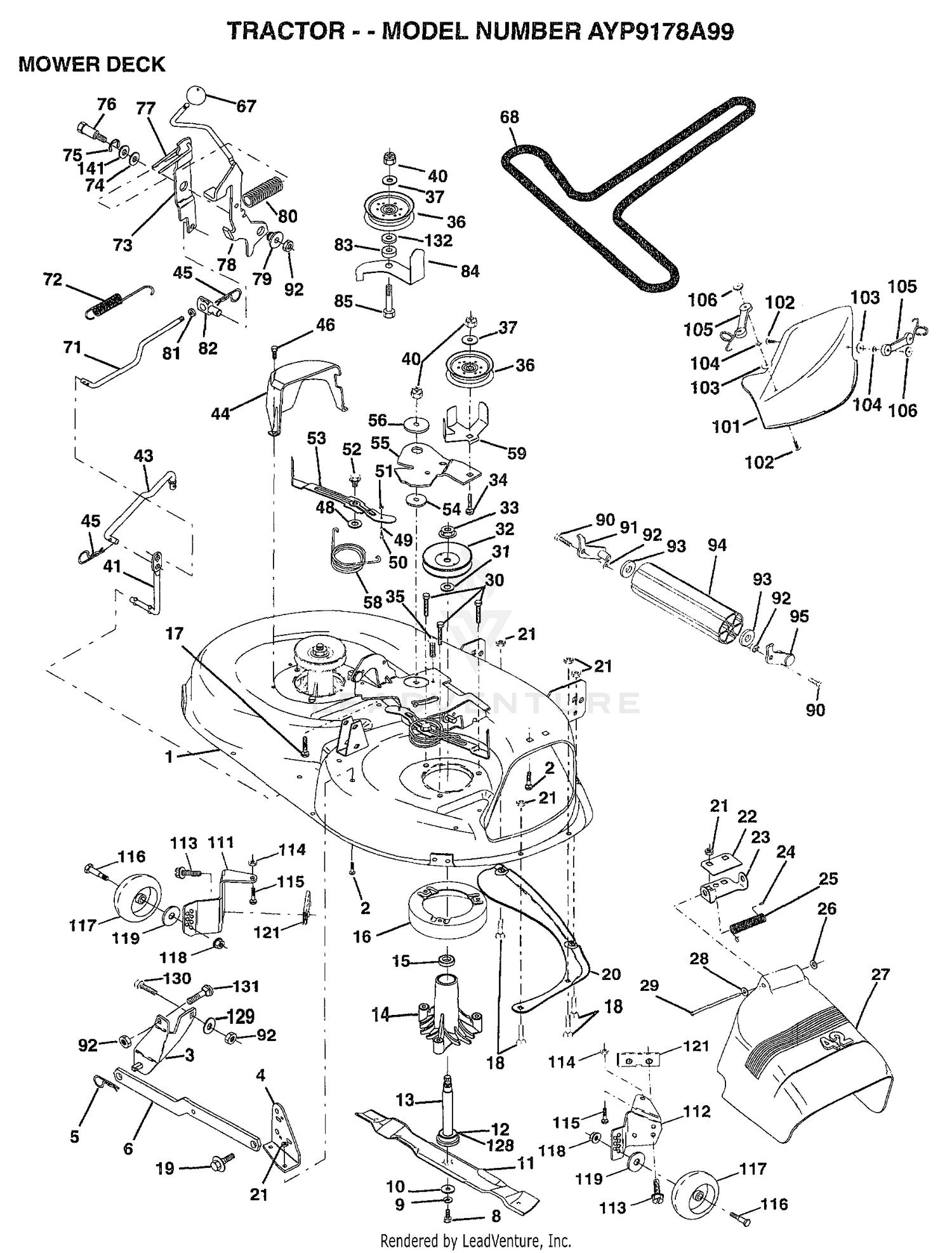 MOWER DECK