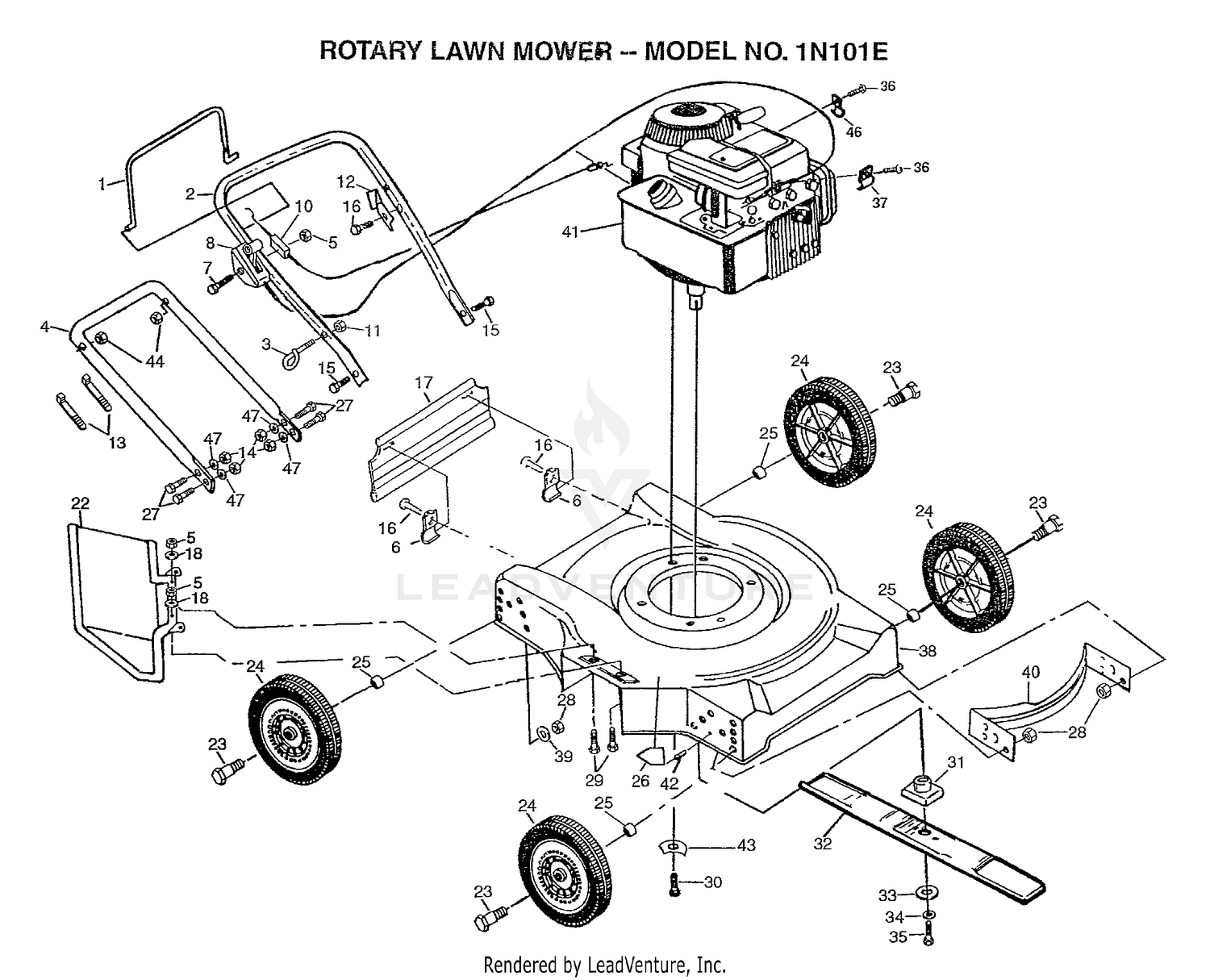 ROTARY LAWN MOWER