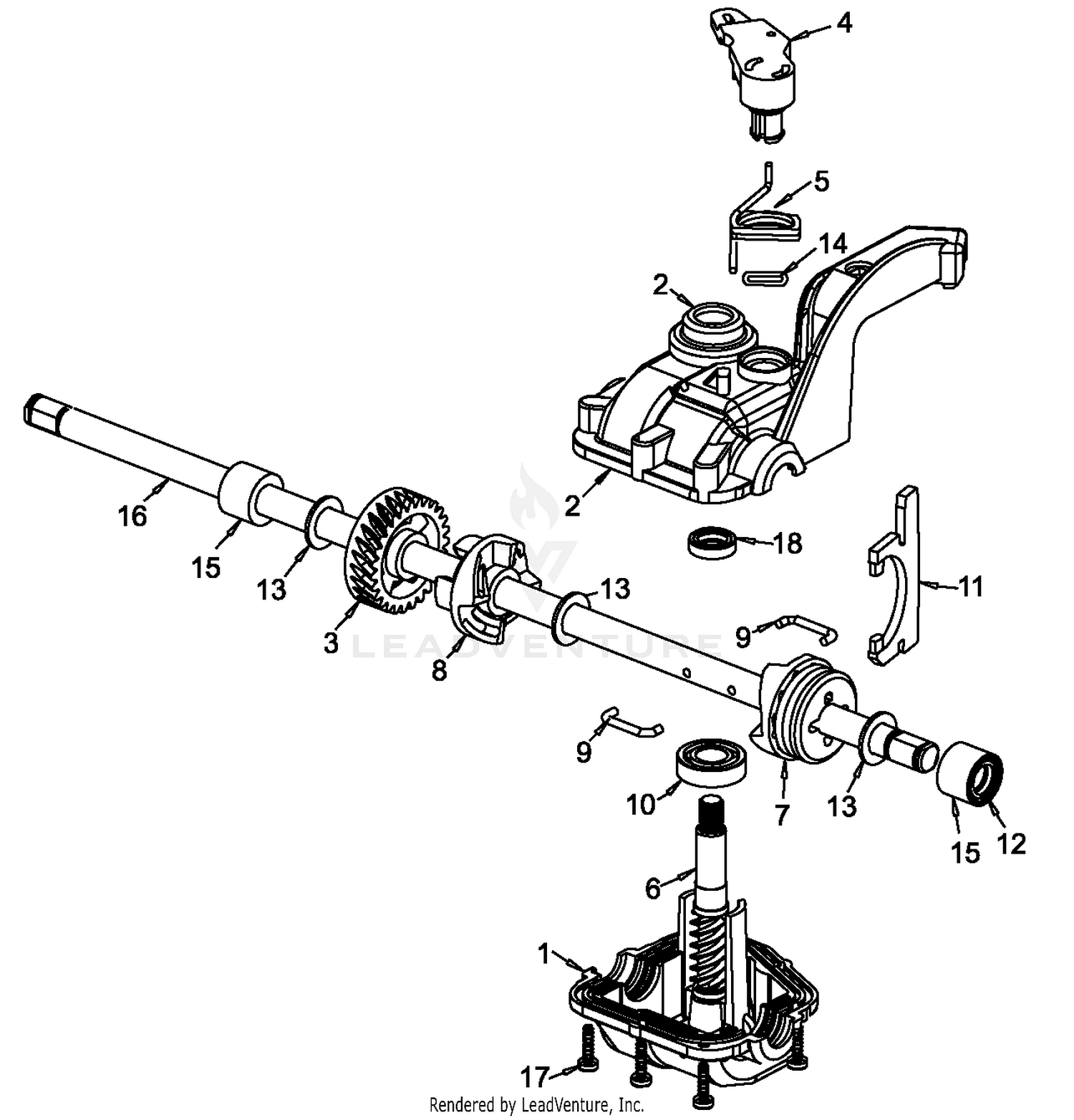 Gearcase Assembly