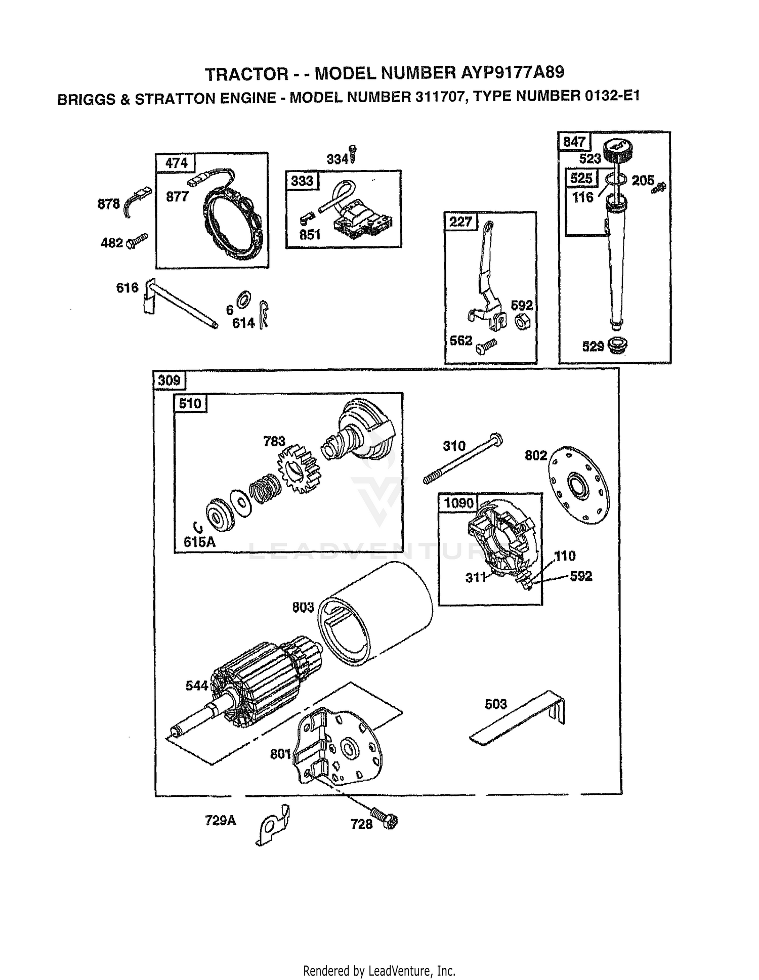 ENGINE-BRIGGS AND STRATTON