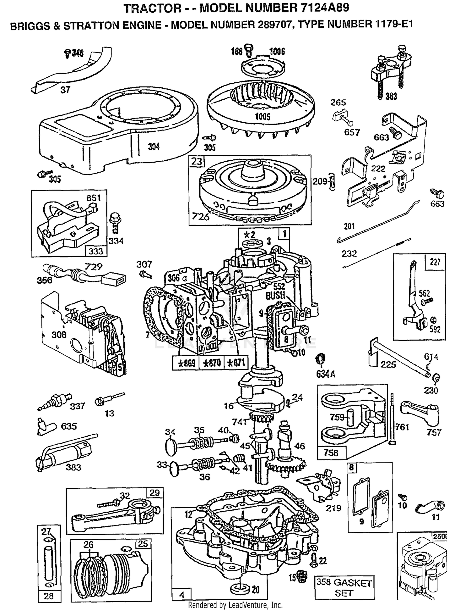 ENGINE-BRIGGS AND STRATTON