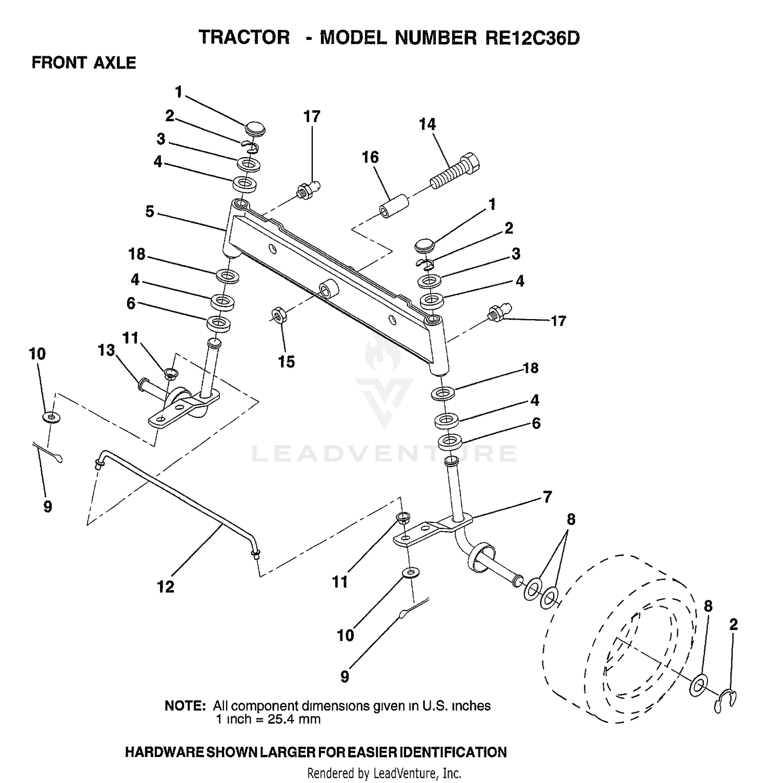 FRONT AXLE