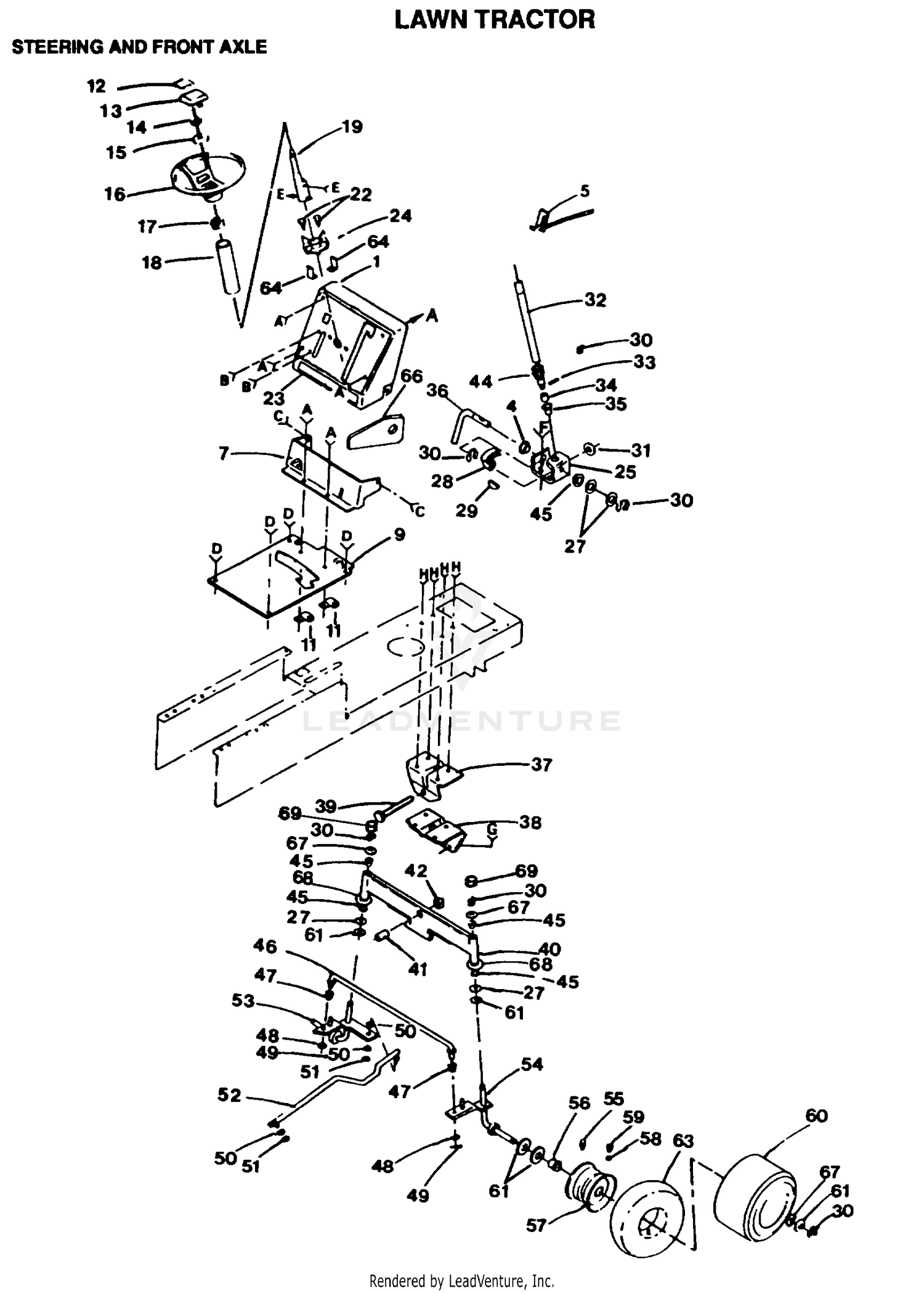 STEERING AND FRONT AXLE