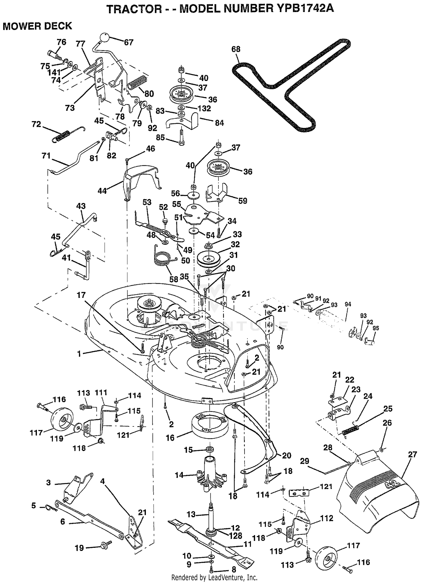 MOWER DECK