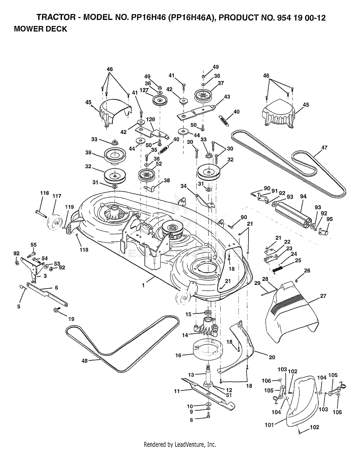 MOWER DECK