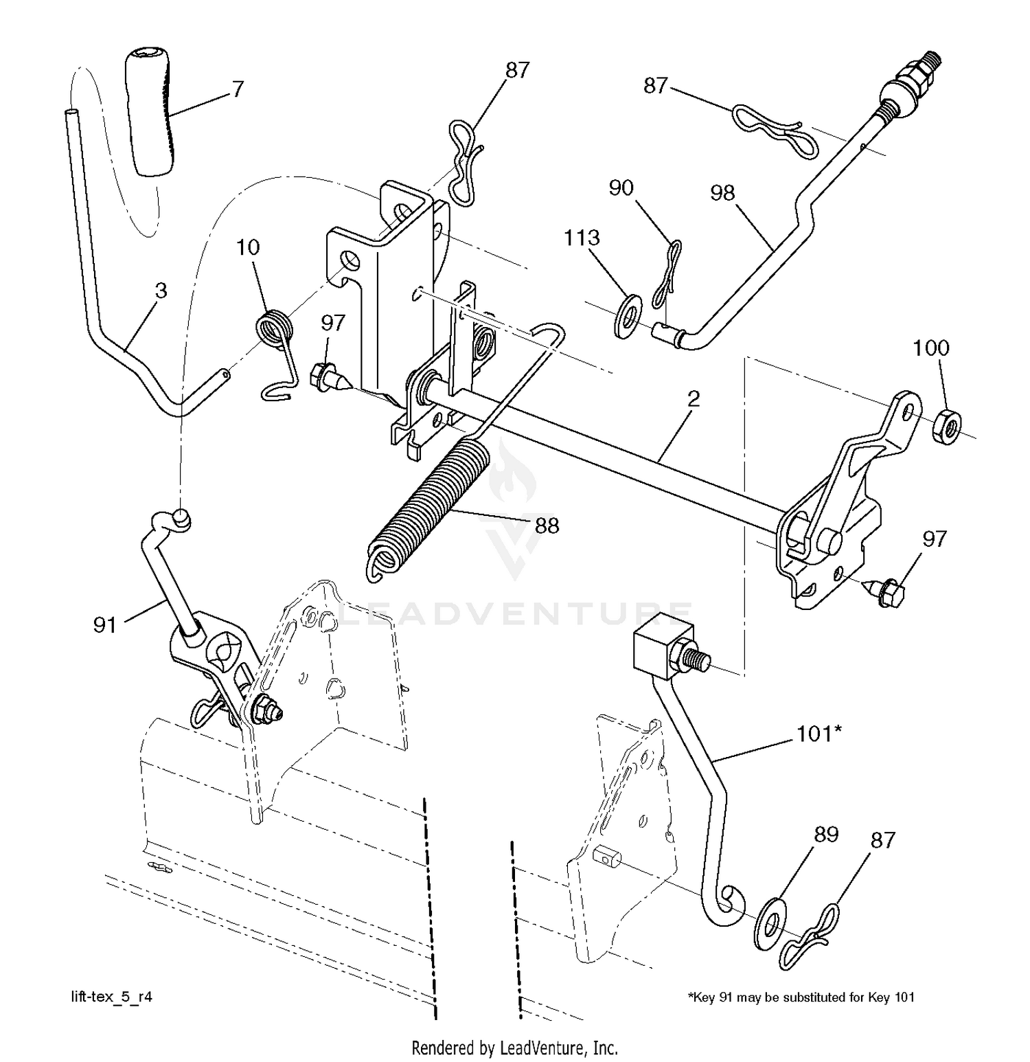 MOWER LIFT / DECK LIFT