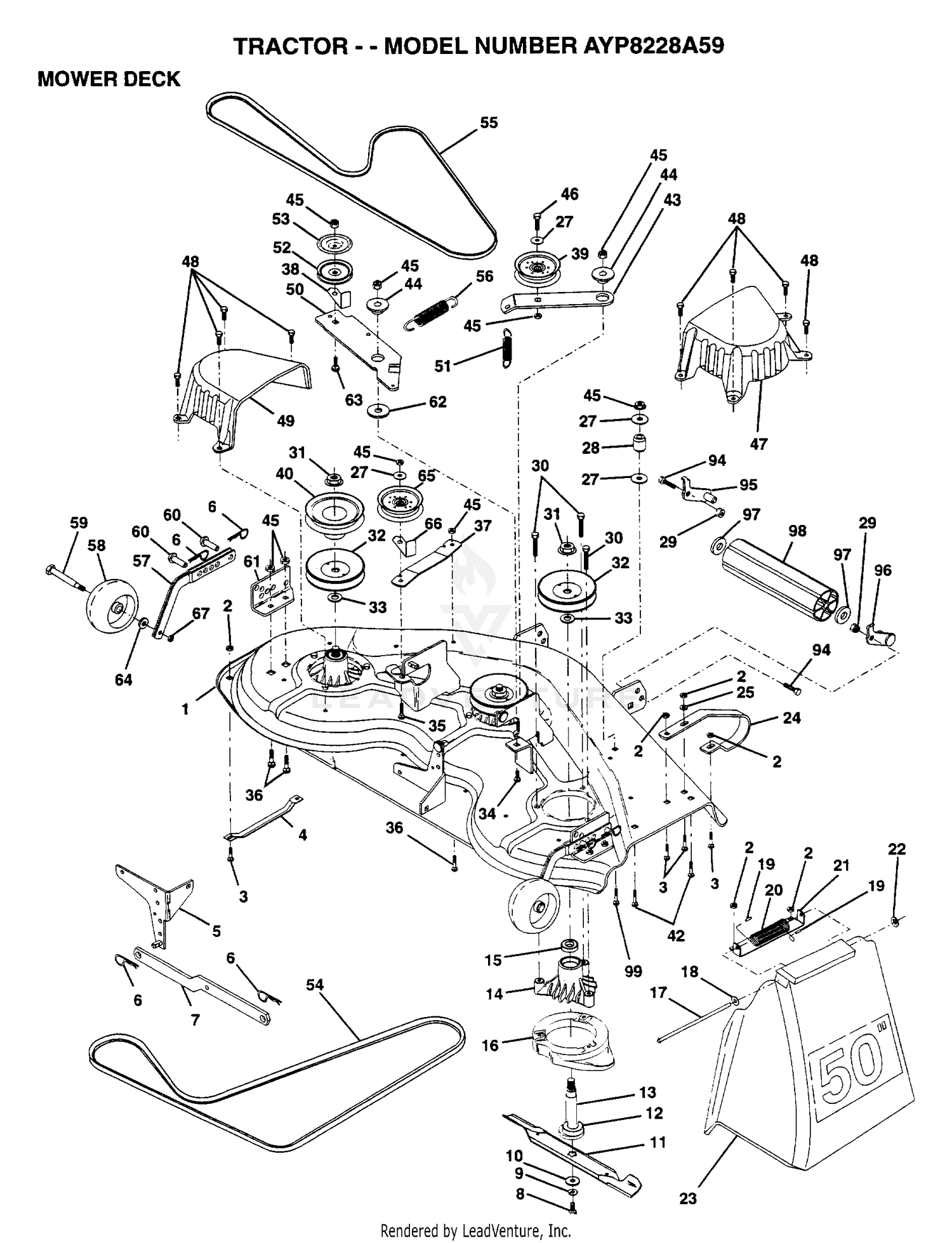 MOWER DECK