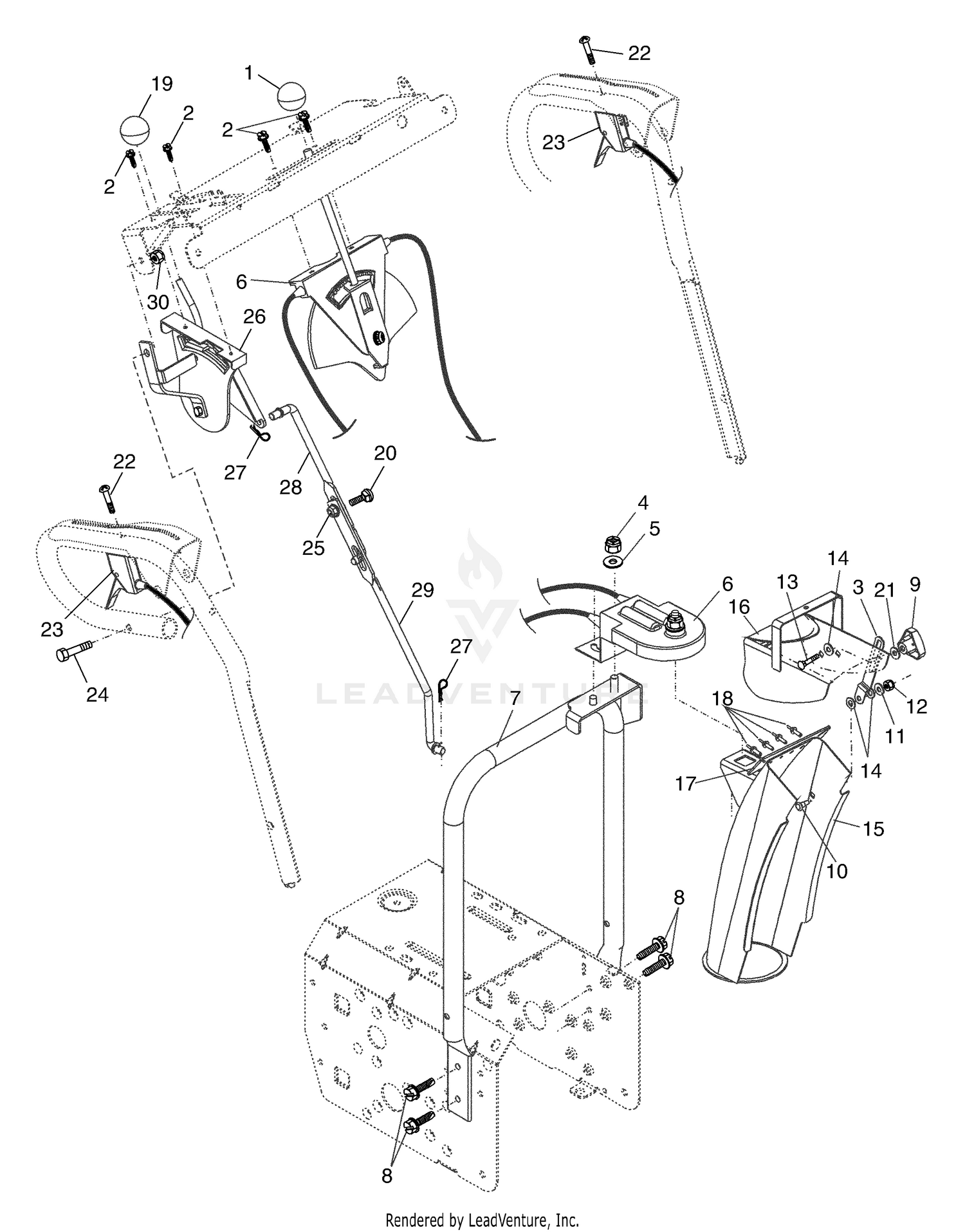 Control Panel / Discharge Chute