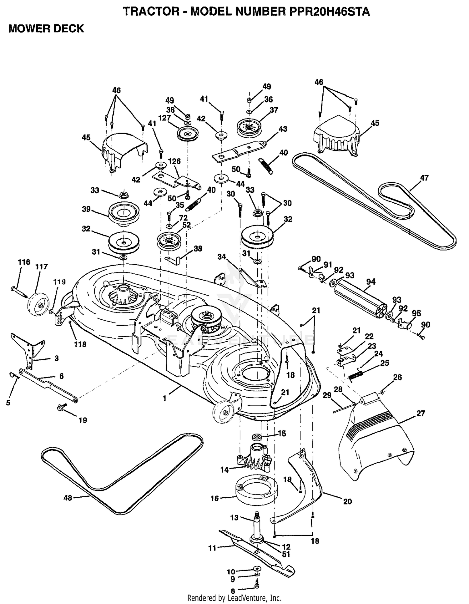 MOWER DECK