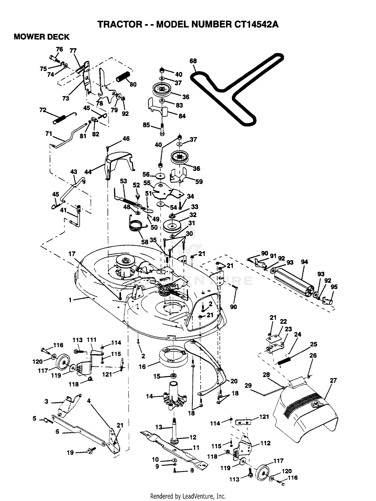 MOWER DECK