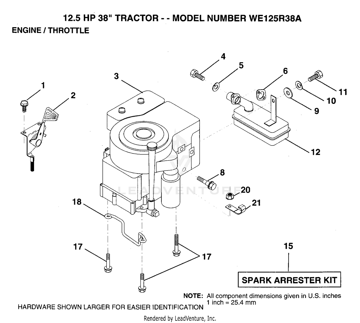 ENGINE AND THROTTLE
