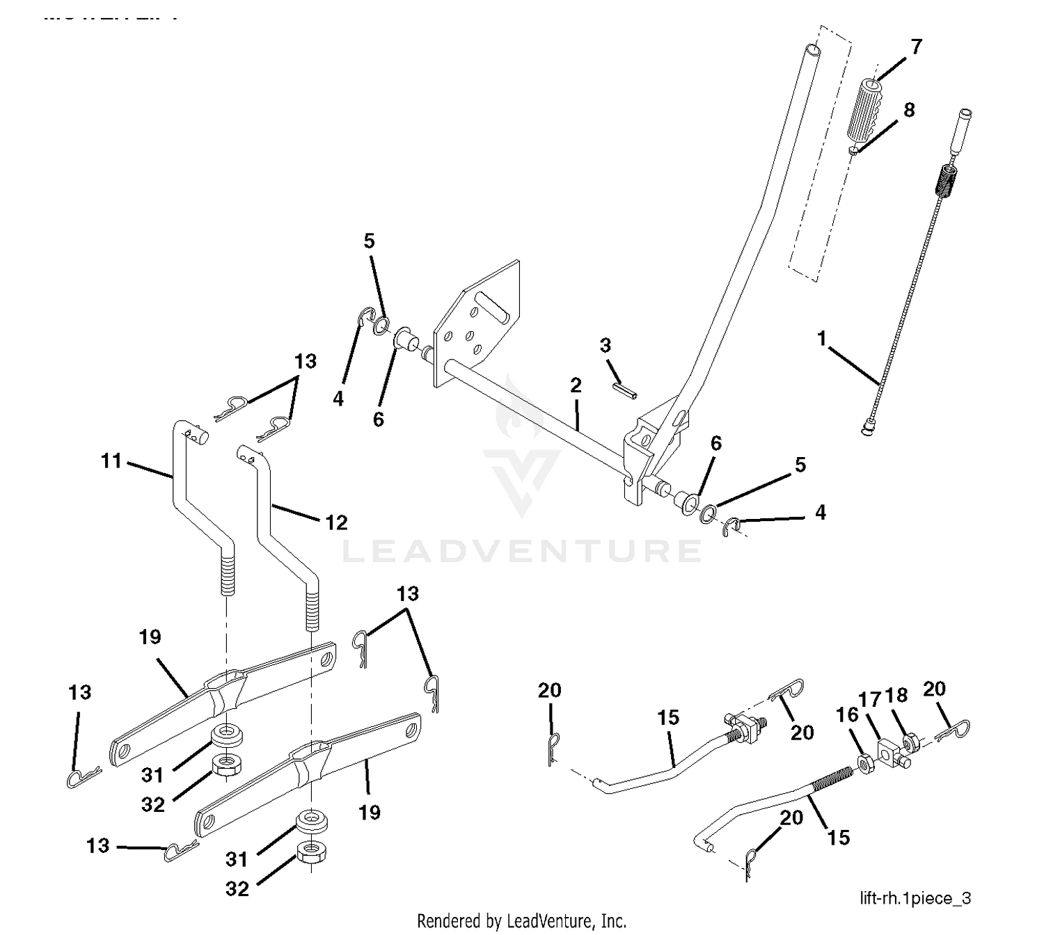 MOWER LIFT / DECK LIFT