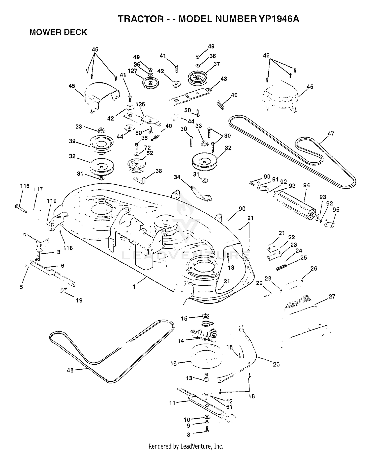 MOWER DECK