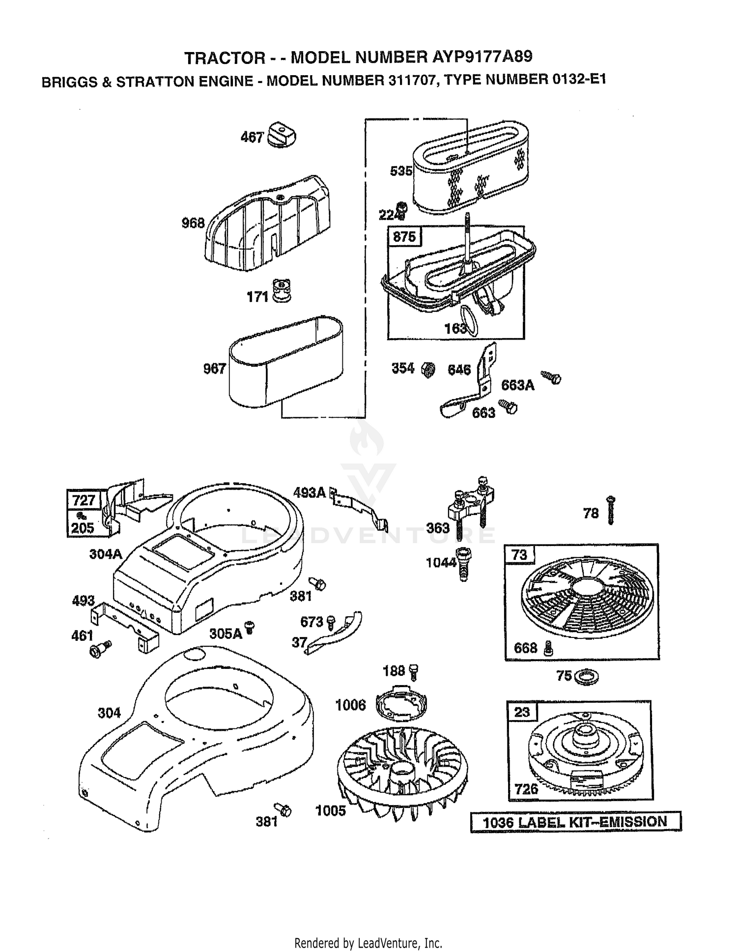 ENGINE-BRIGGS AND STRATTON