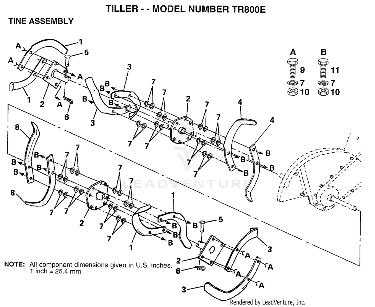 TINE ASSEMBLY