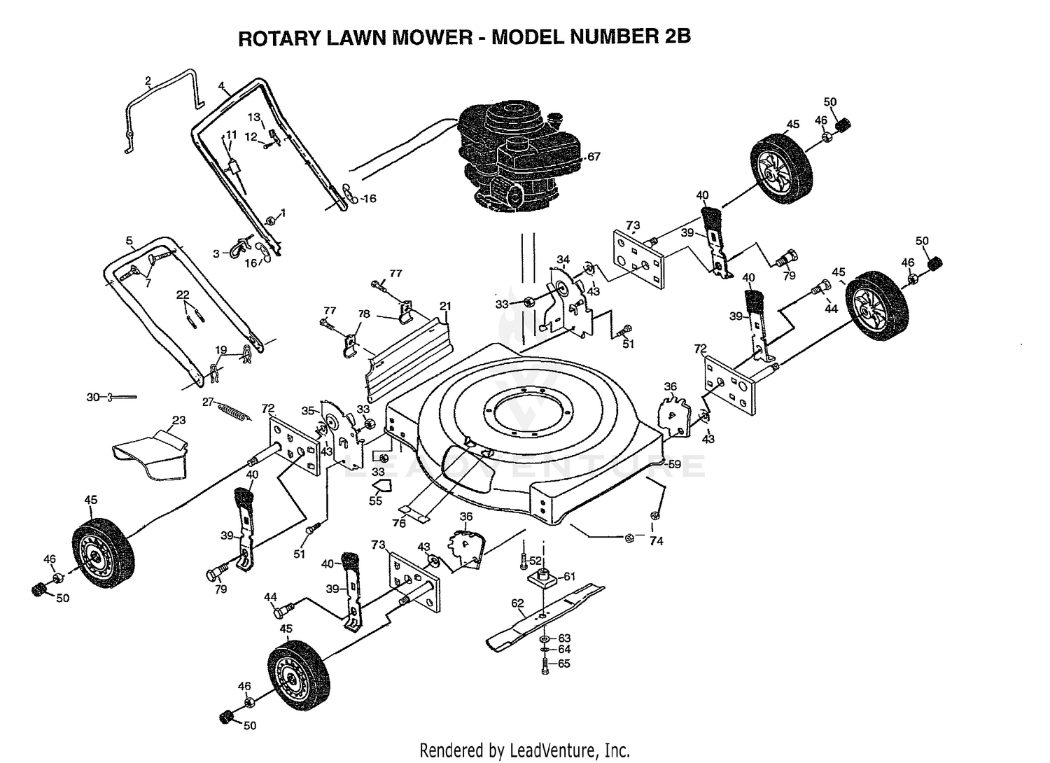 ROTARY LAWN MOWER