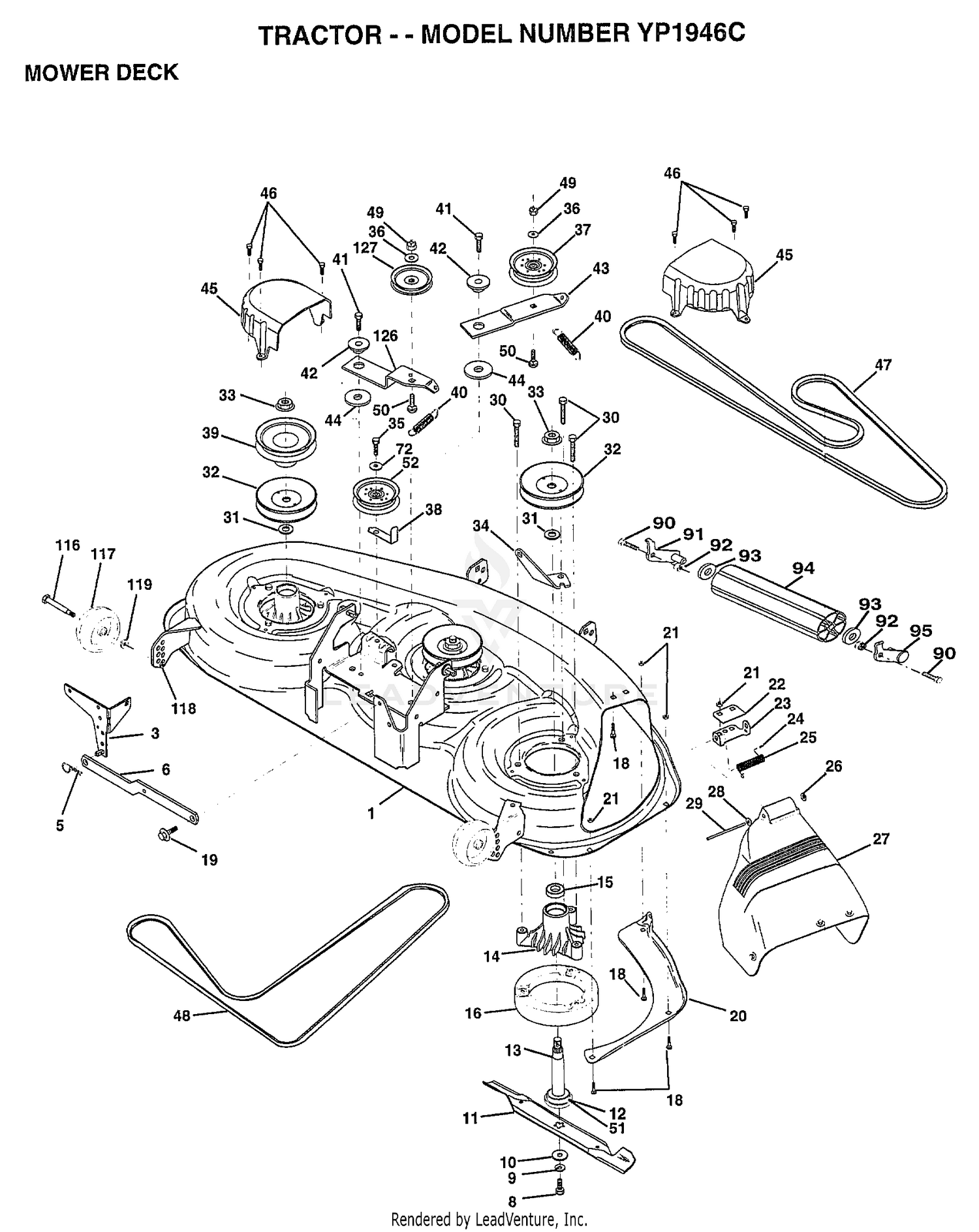 MOWER DECK